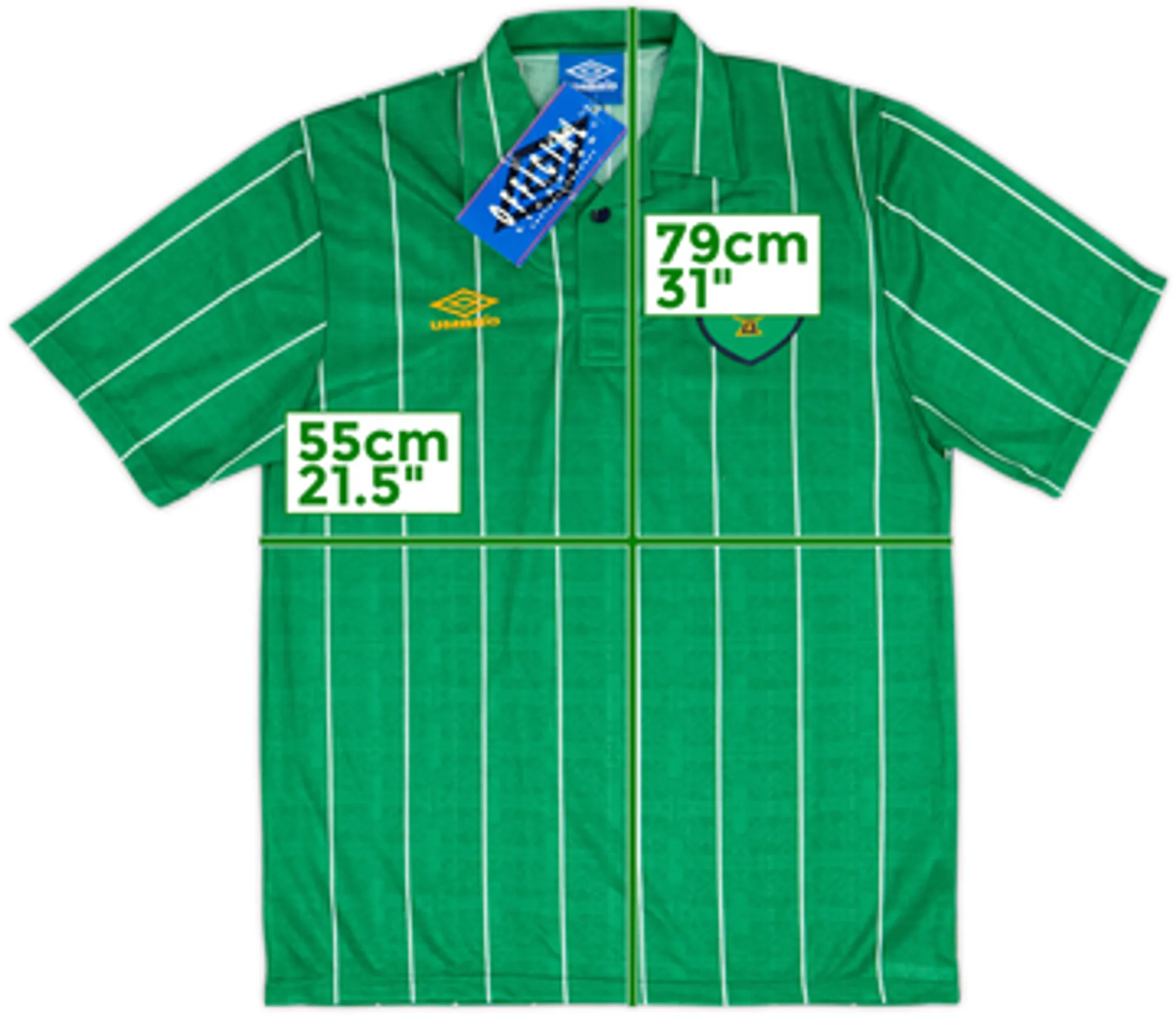 1992-94 Northern Ireland Home Shirt (L)