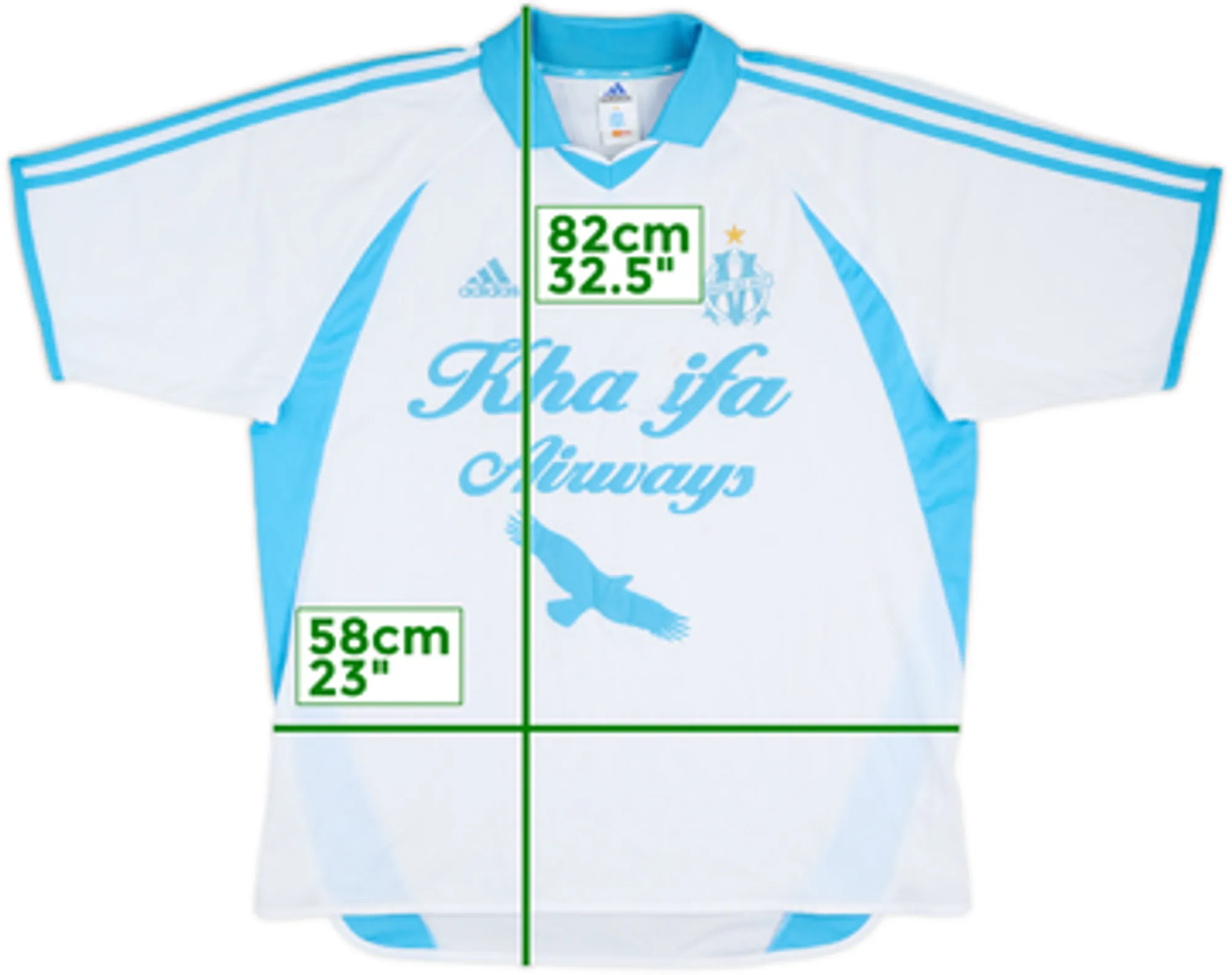 2001-02 Olympique Marseille Home Shirt - 4/10 - (XL)