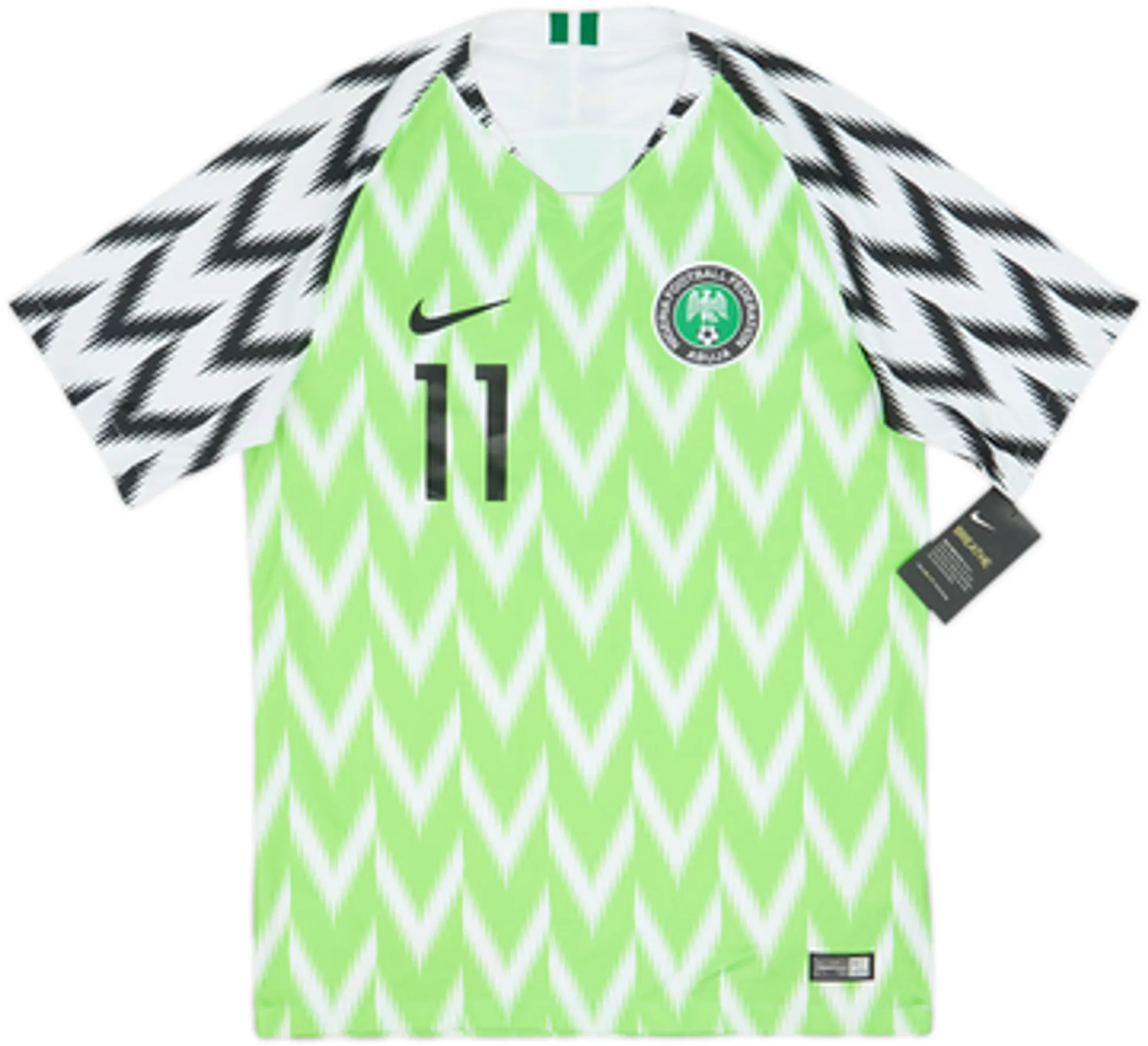 2018-19 Nigeria Home Shirt Moses #11 (S)