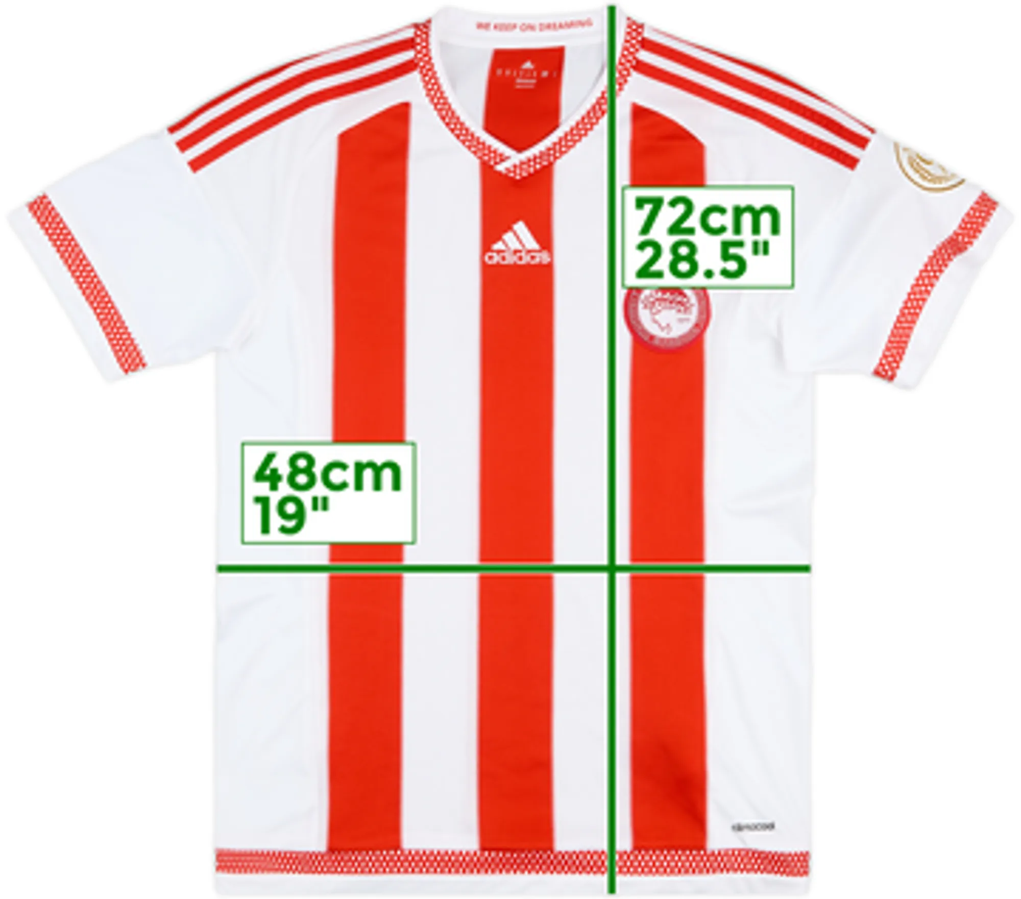 2015-16 Olympiakos Home Shirt - 9/10 - (M)
