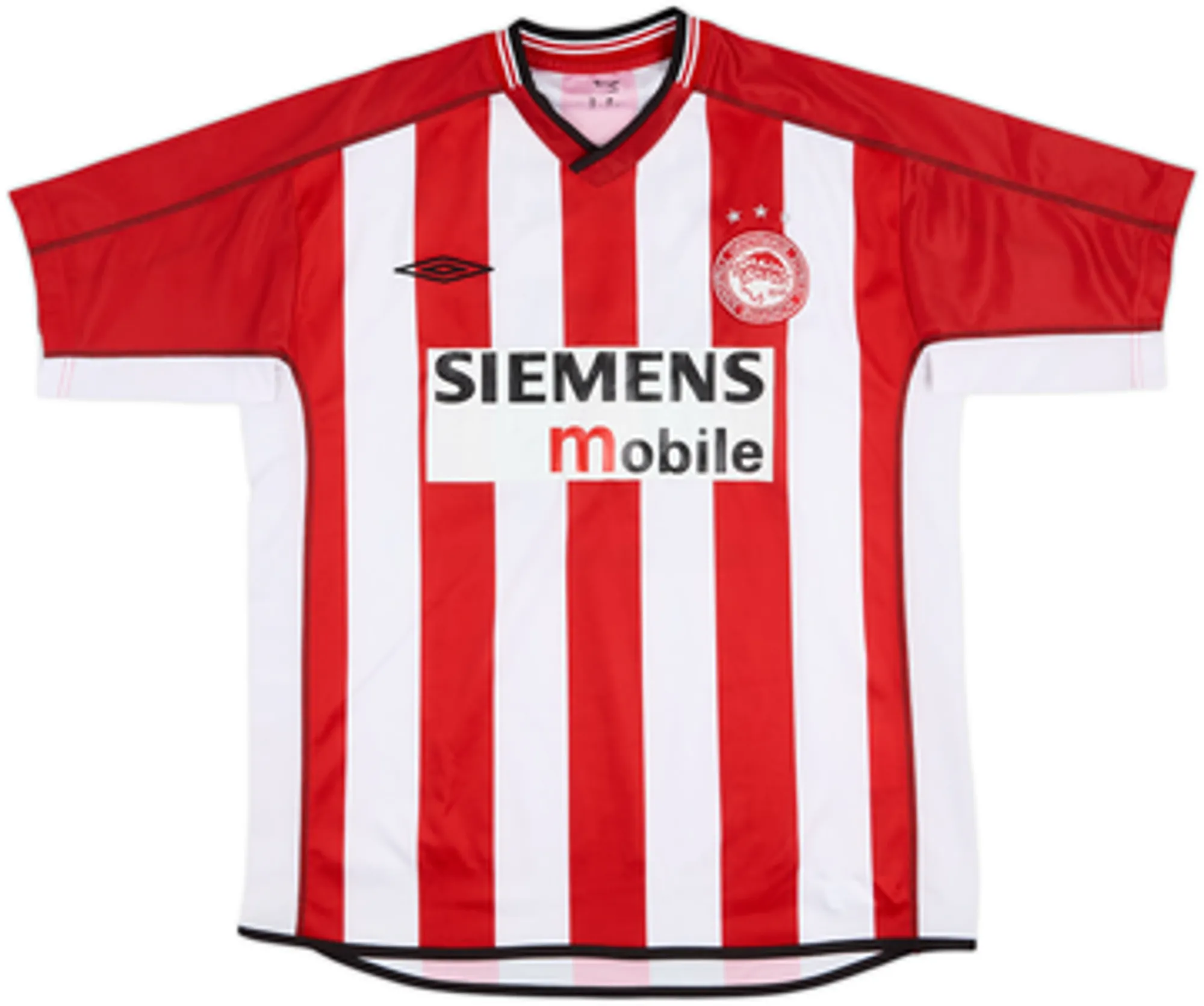 2002-03 Olympiakos Home Shirt Djordjevic #11 - 6/10 - (M)