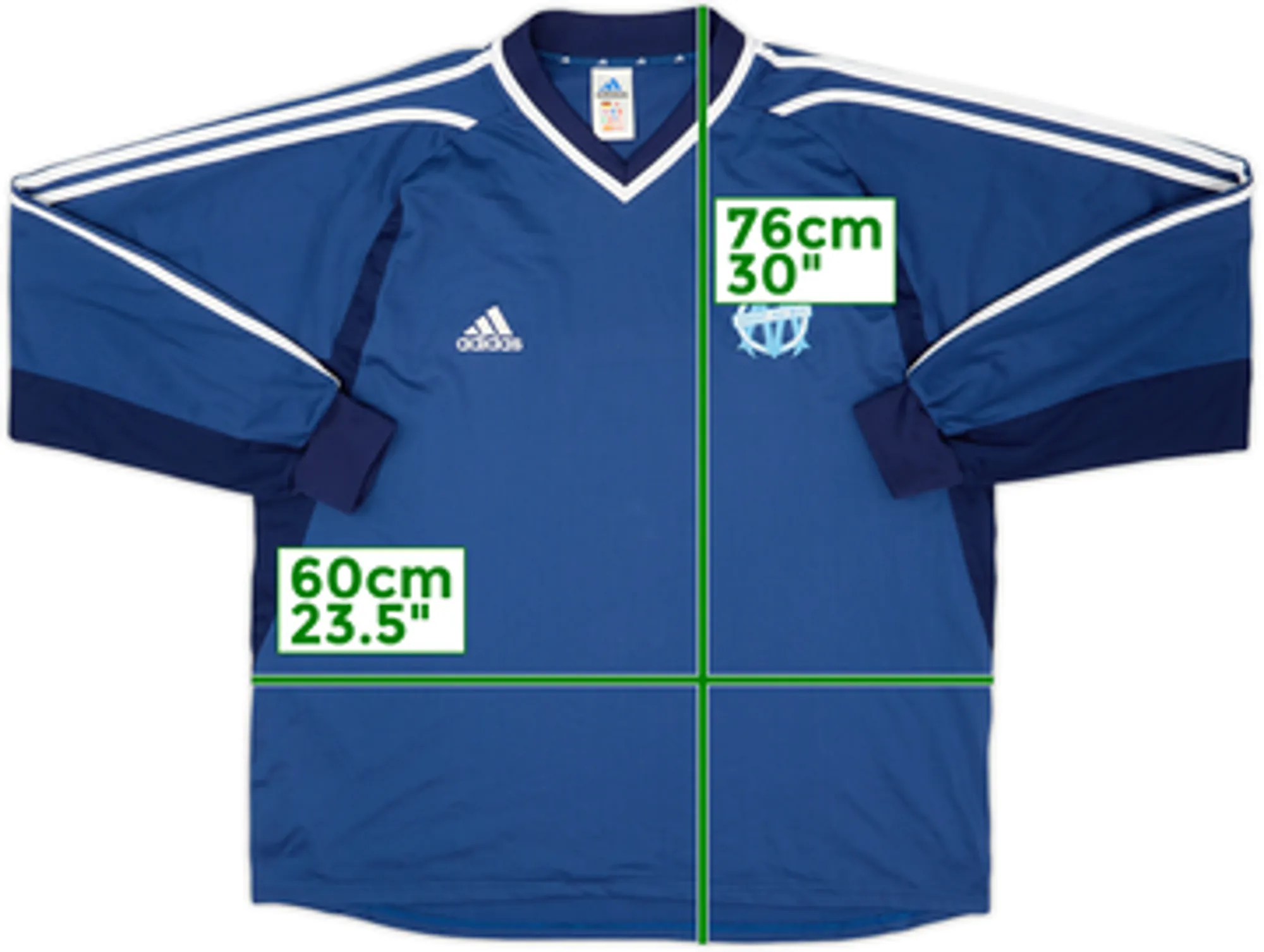 2001-02 Olympique Marseille Player Issue Third L/S Shirt - 6/10 - (XL)