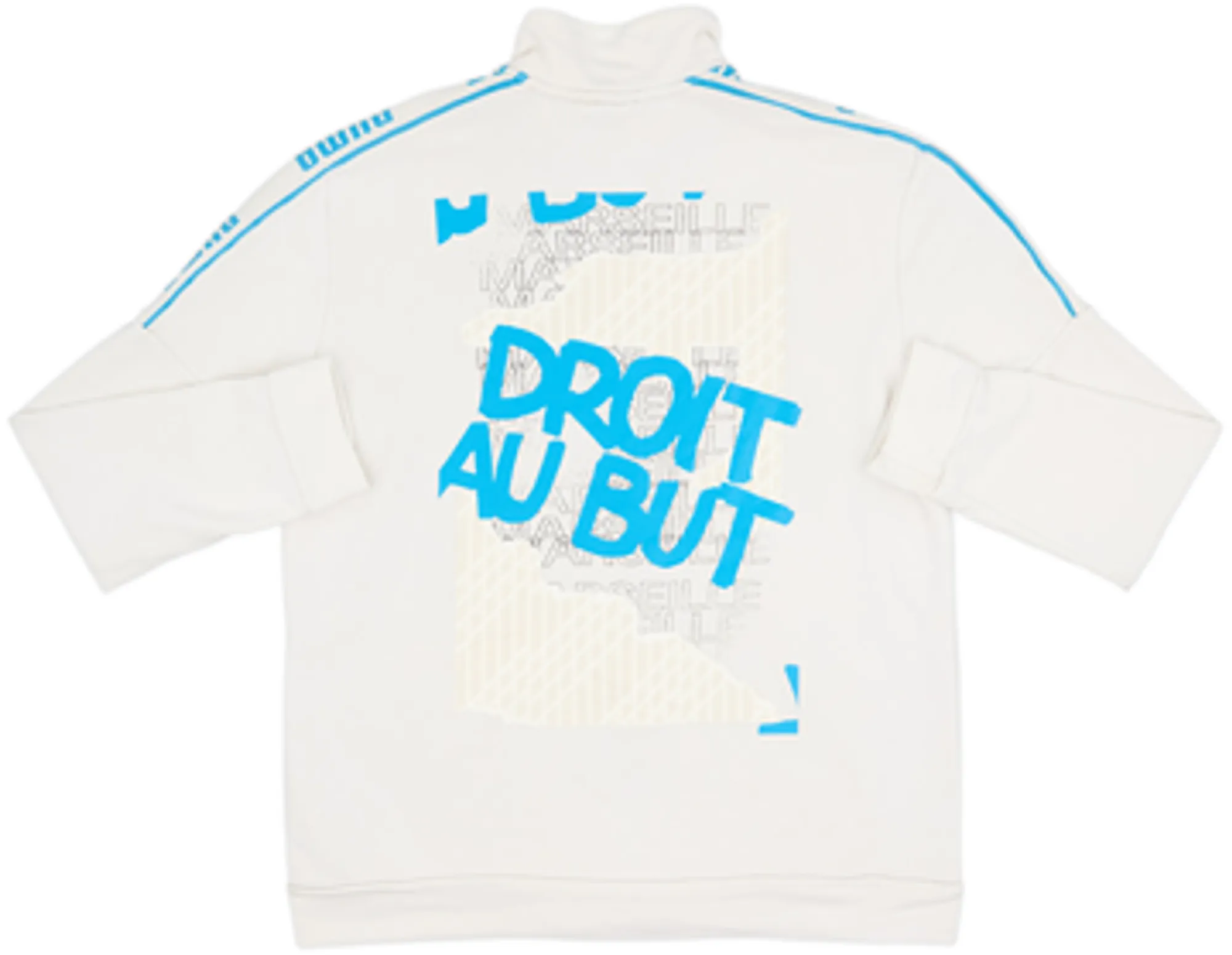 2020-21 Olympique Marseille Puma Track Jacket - 6/10 - (M)