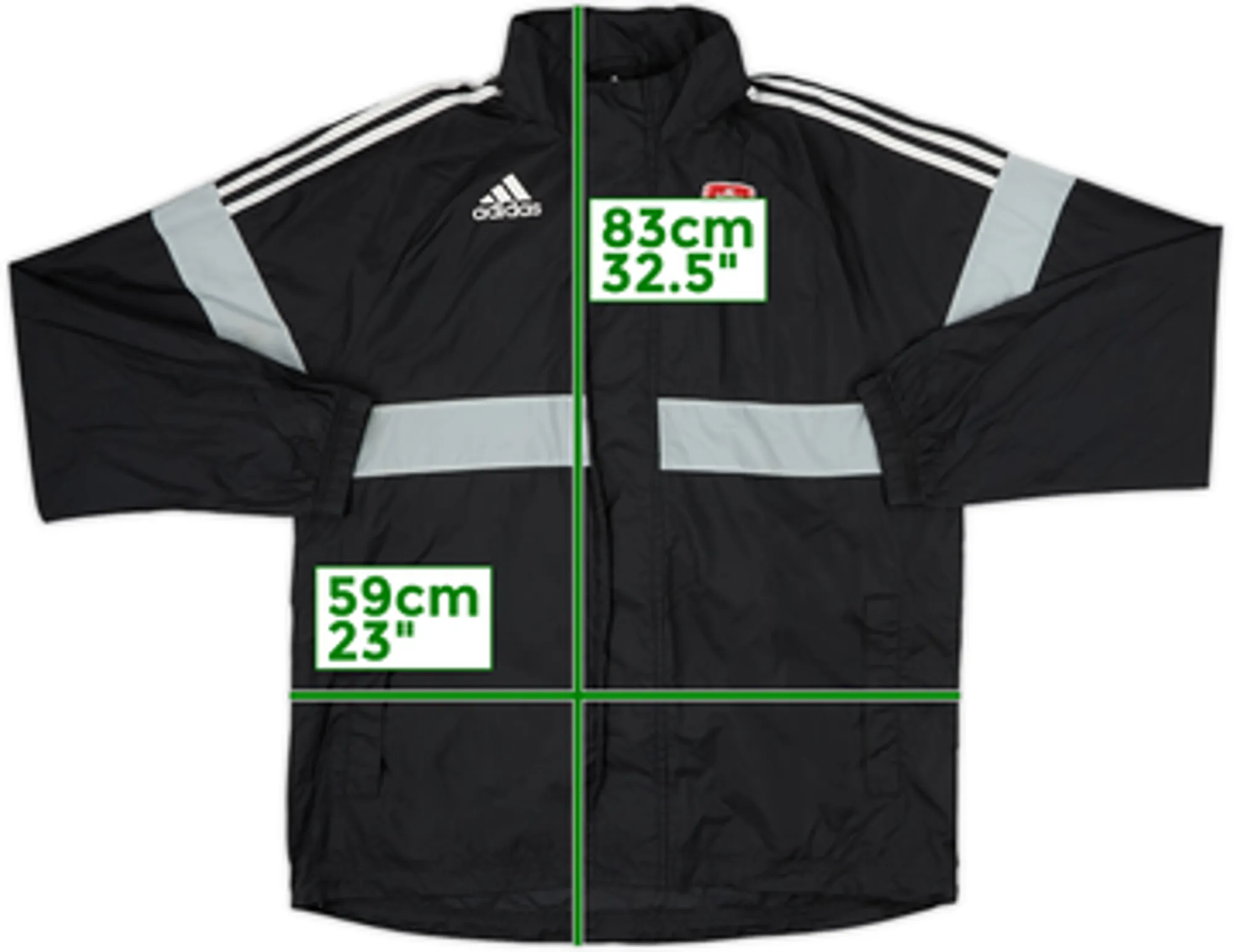 2006-07 AC Monza adidas Hooded Rain Jacket - 10/10 - (M)