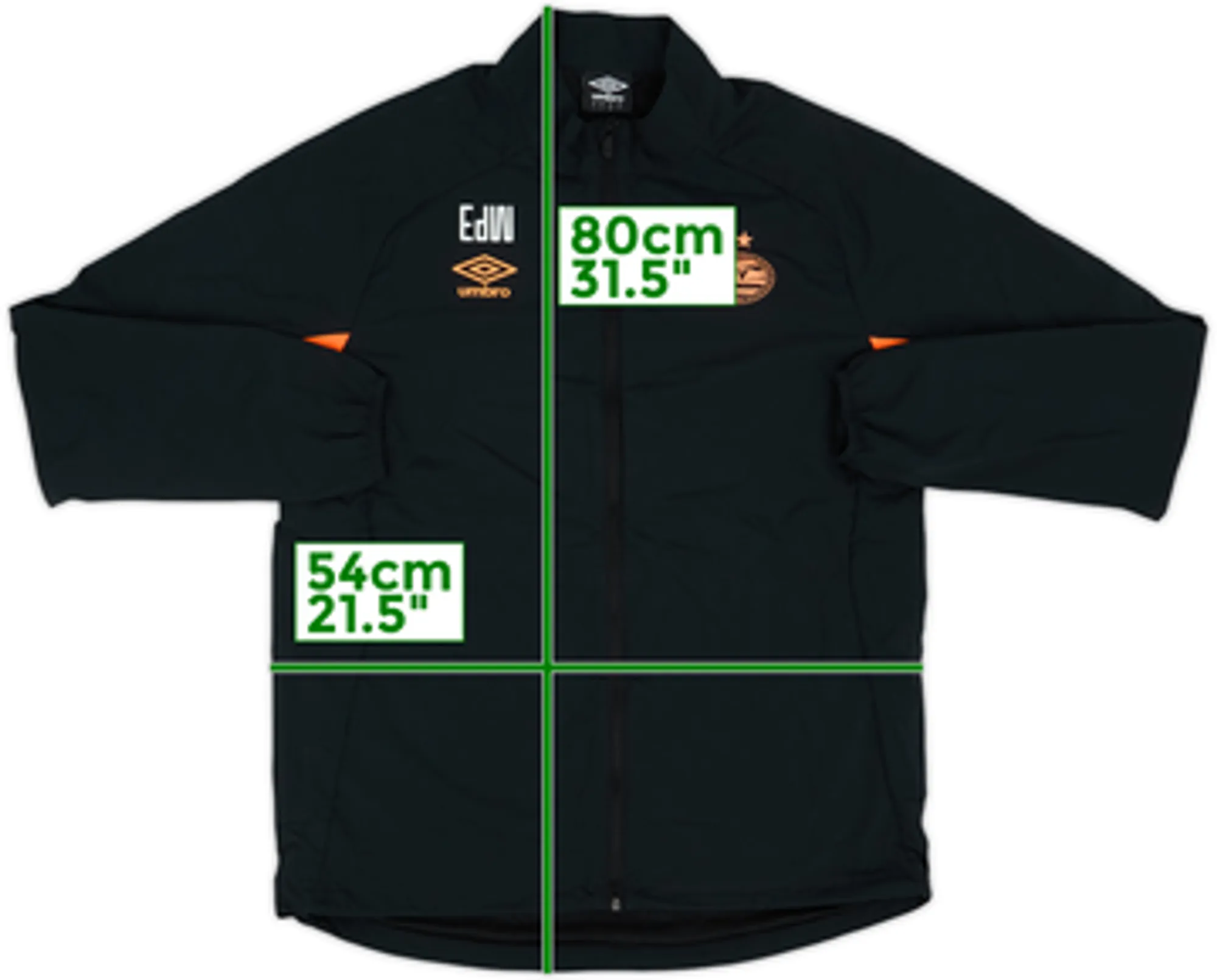 2019-20 PSV Umbro Staff Issue Track Jacket EdW - 9/10 - (L)