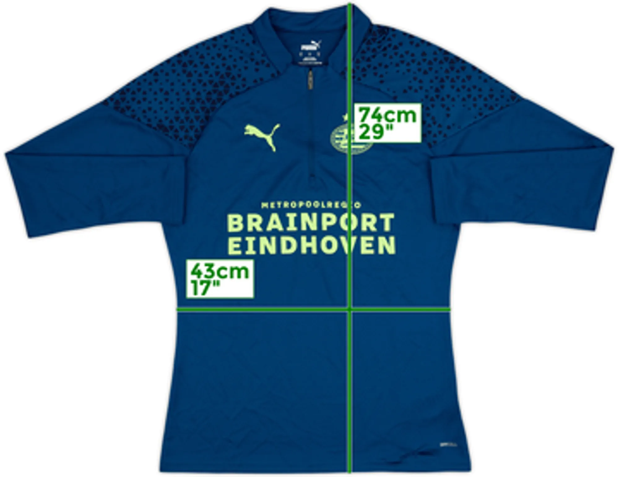 2022-23 PSV Puma 1/4 Drill Top - 8/10 - (S)