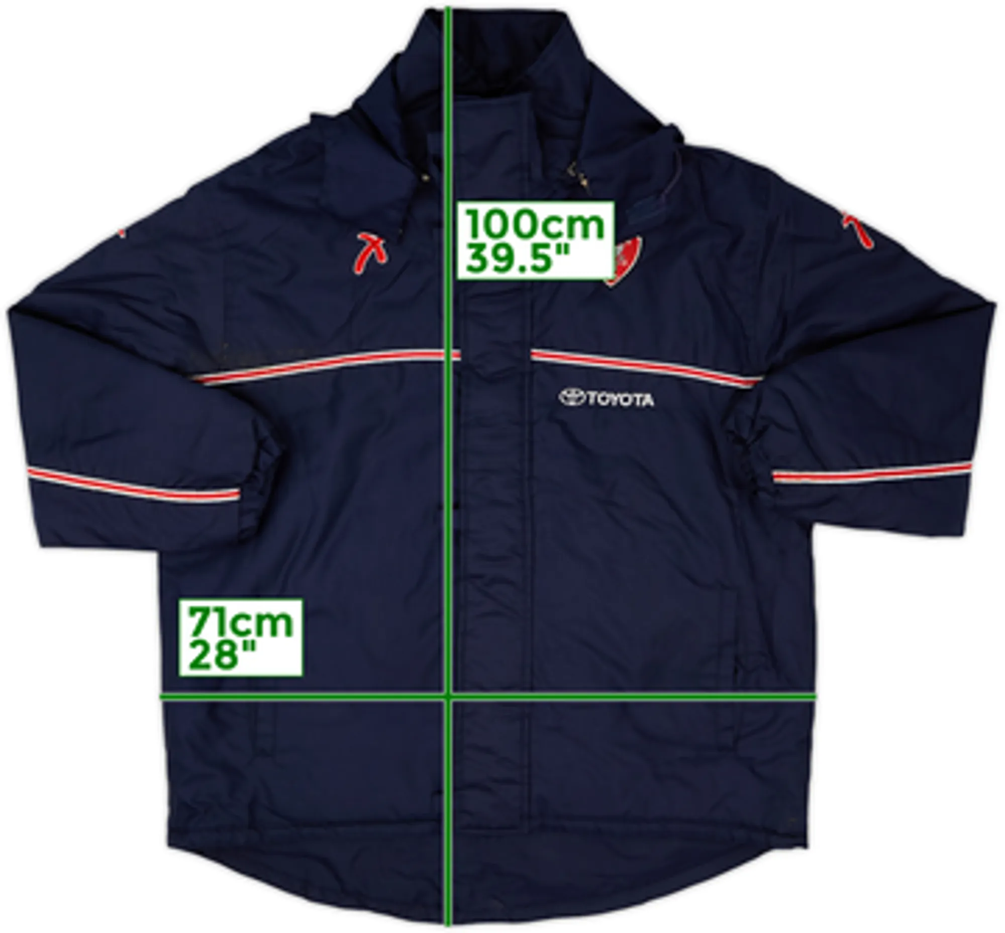 2004-05 Perugia Galex Padded Bench Coat - 8/10 - (XL)