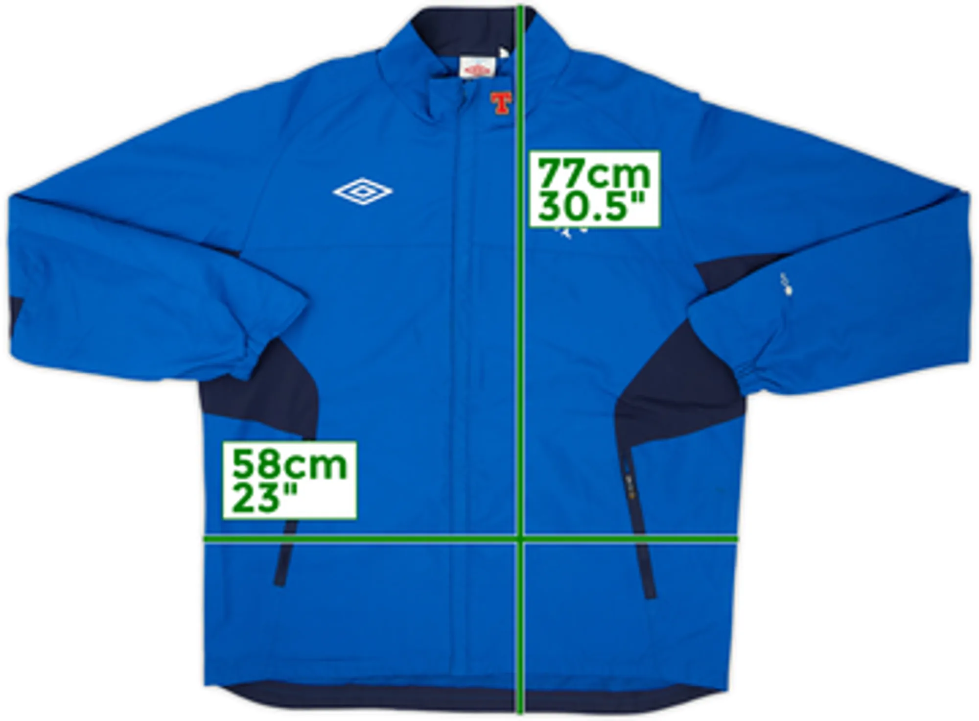 2009-10 Rangers Umbro Track Track Jacket - 8/10 - (L)