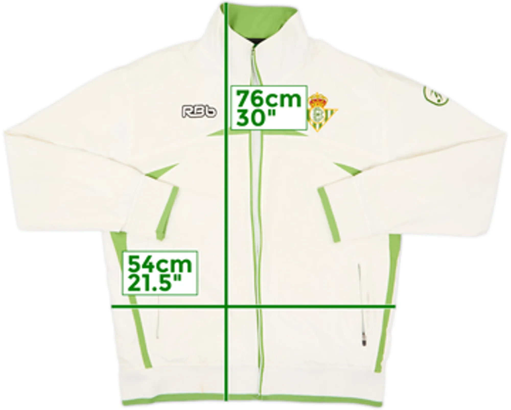 2010-11 Real Betis RBB Track Jacket - 4/10 - (L)