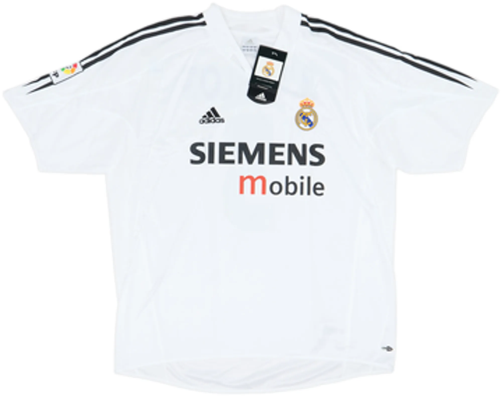 2004-05 Real Madrid Home Shirt R. Carlos #3 (XL)