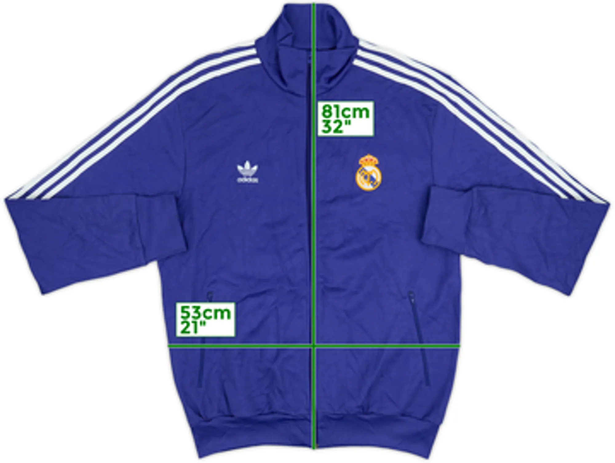 2006-07 Real Madrid adidas Originals Track Jacket - 7/10 - (XL)