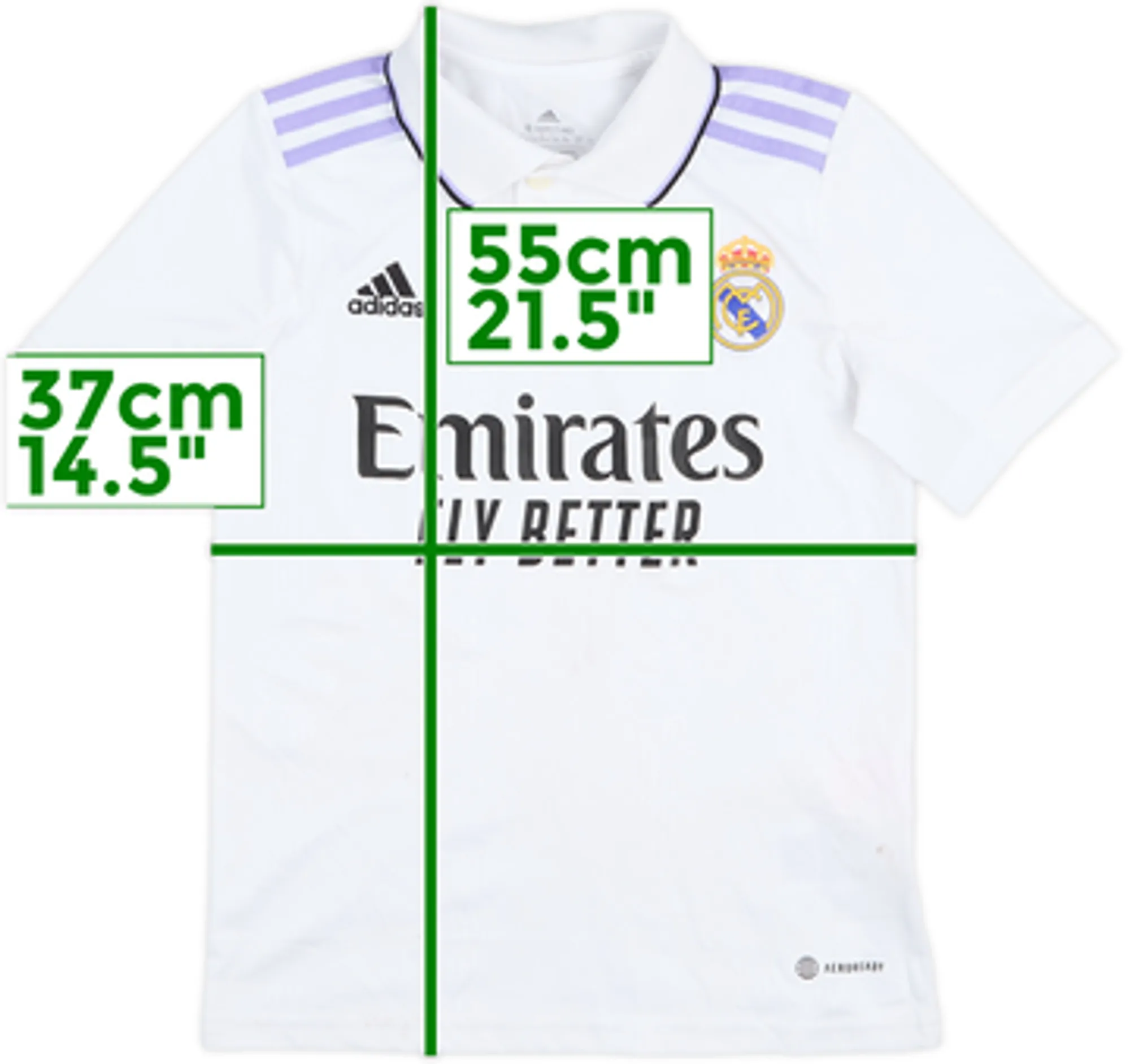 2022-23 Real Madrid Home Shirt - 5/10 - (S.Boys)