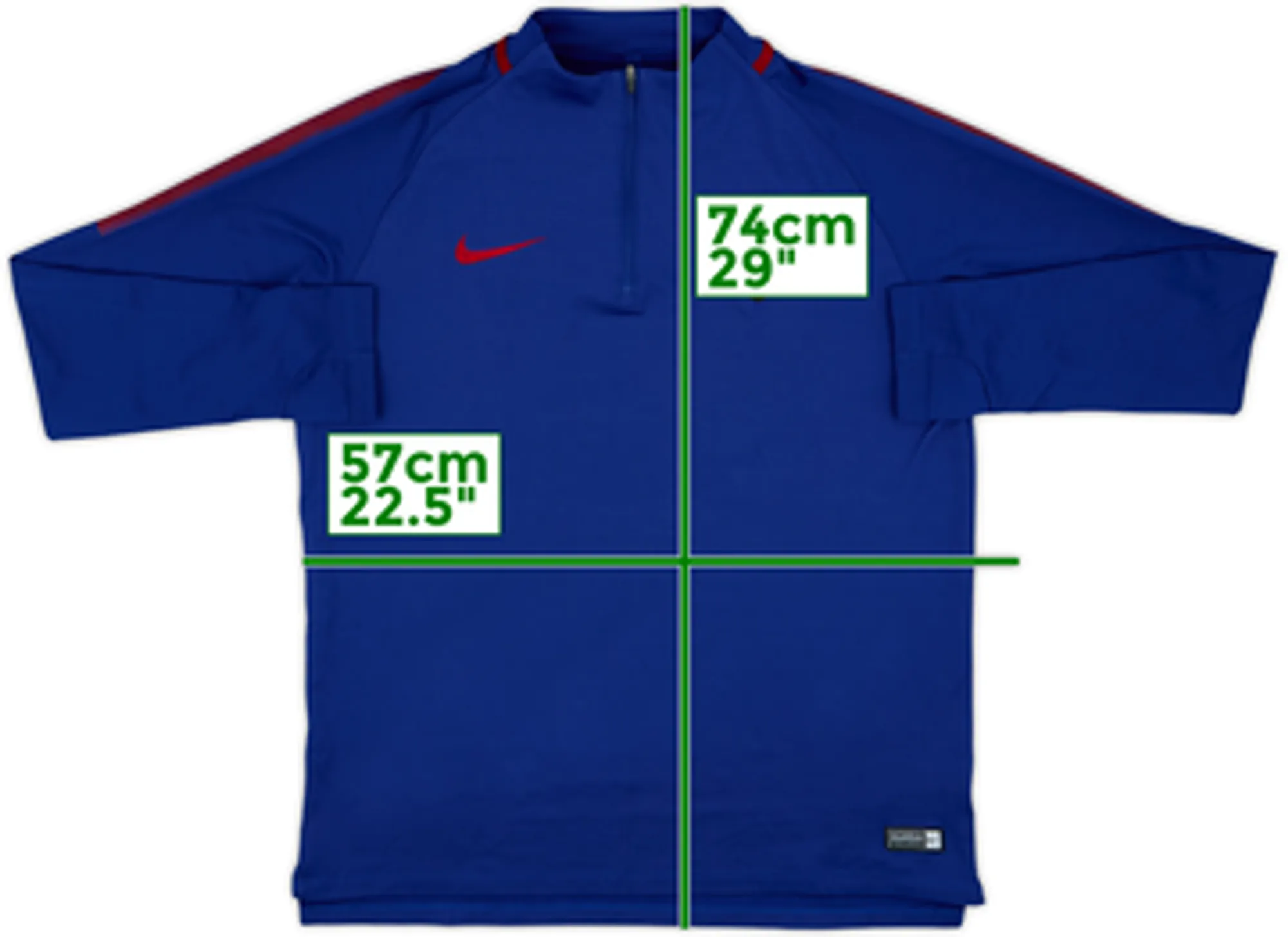 2017-18 Roma Nike 1/4 Zip Training Top - 5/10 - (L)