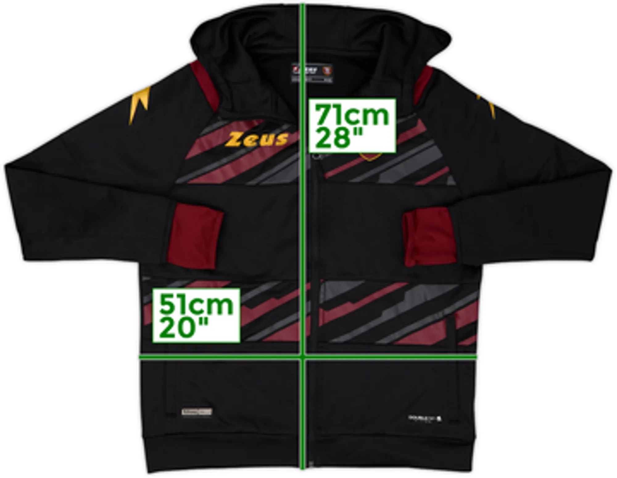 2020-21 Salernitana Zeus Hooded Track Jacket - 6/10 - (M)