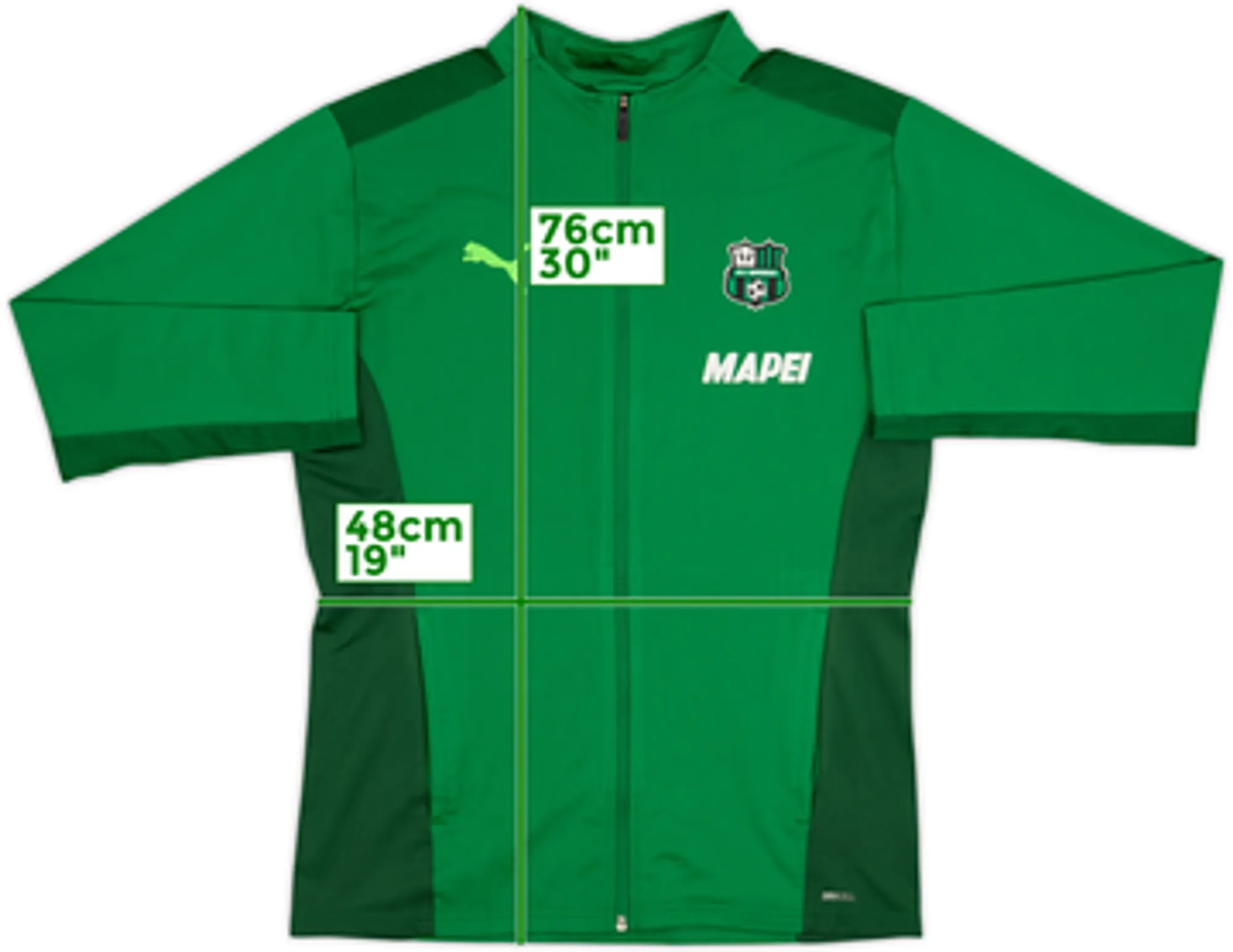 2020-21 Sassuolo Puma Track Jacket - 8/10 - (M)