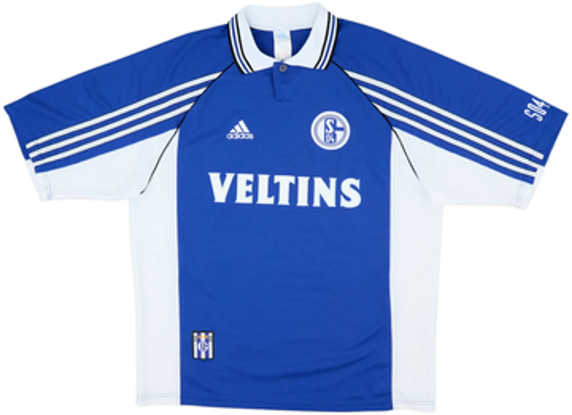 1998-00 Schalke Home Shirt Wilmots #24 - 9/10 - (L)
