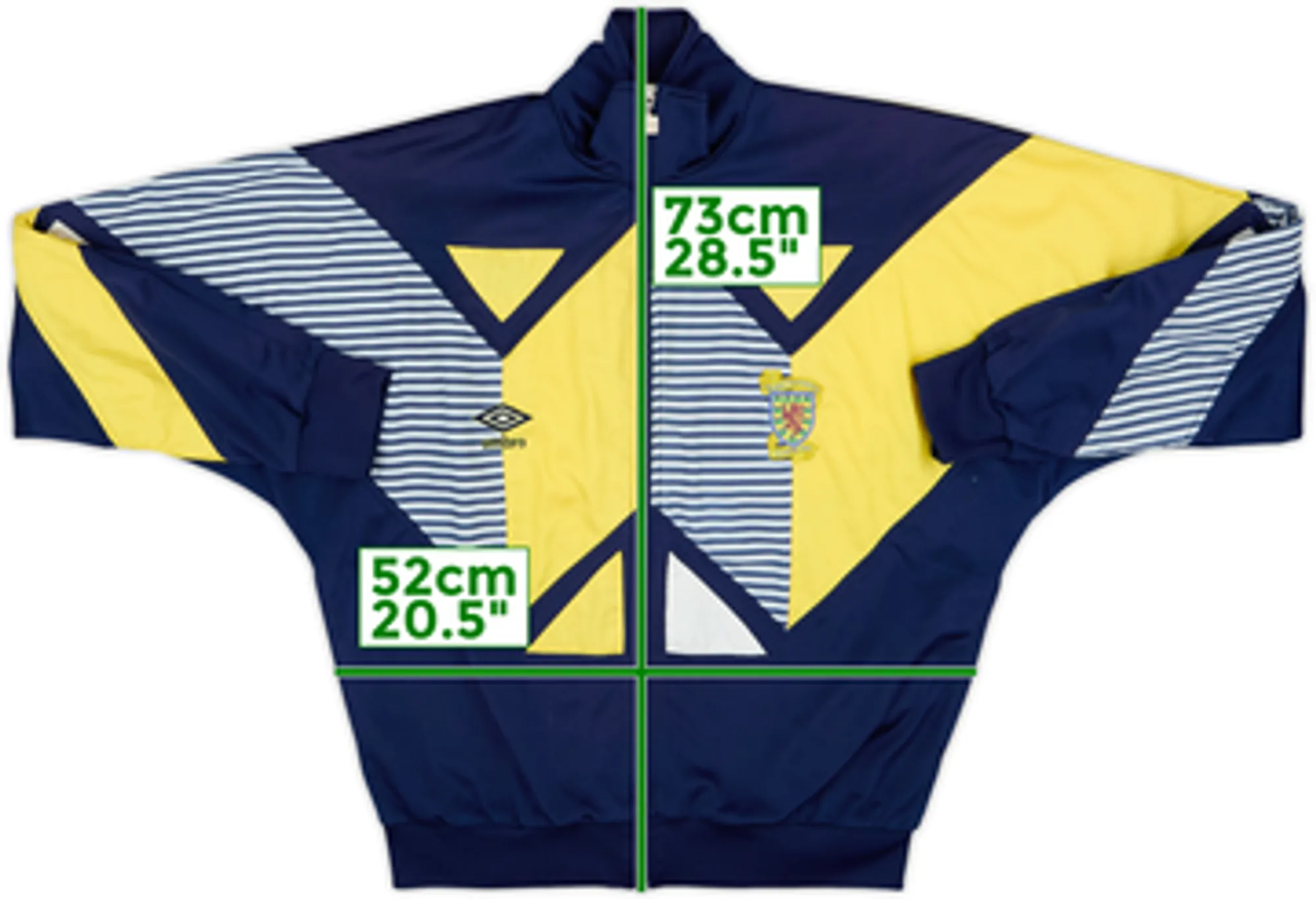 1991-92 Scotland Umbro Track Jacket - 7/10 - (M)