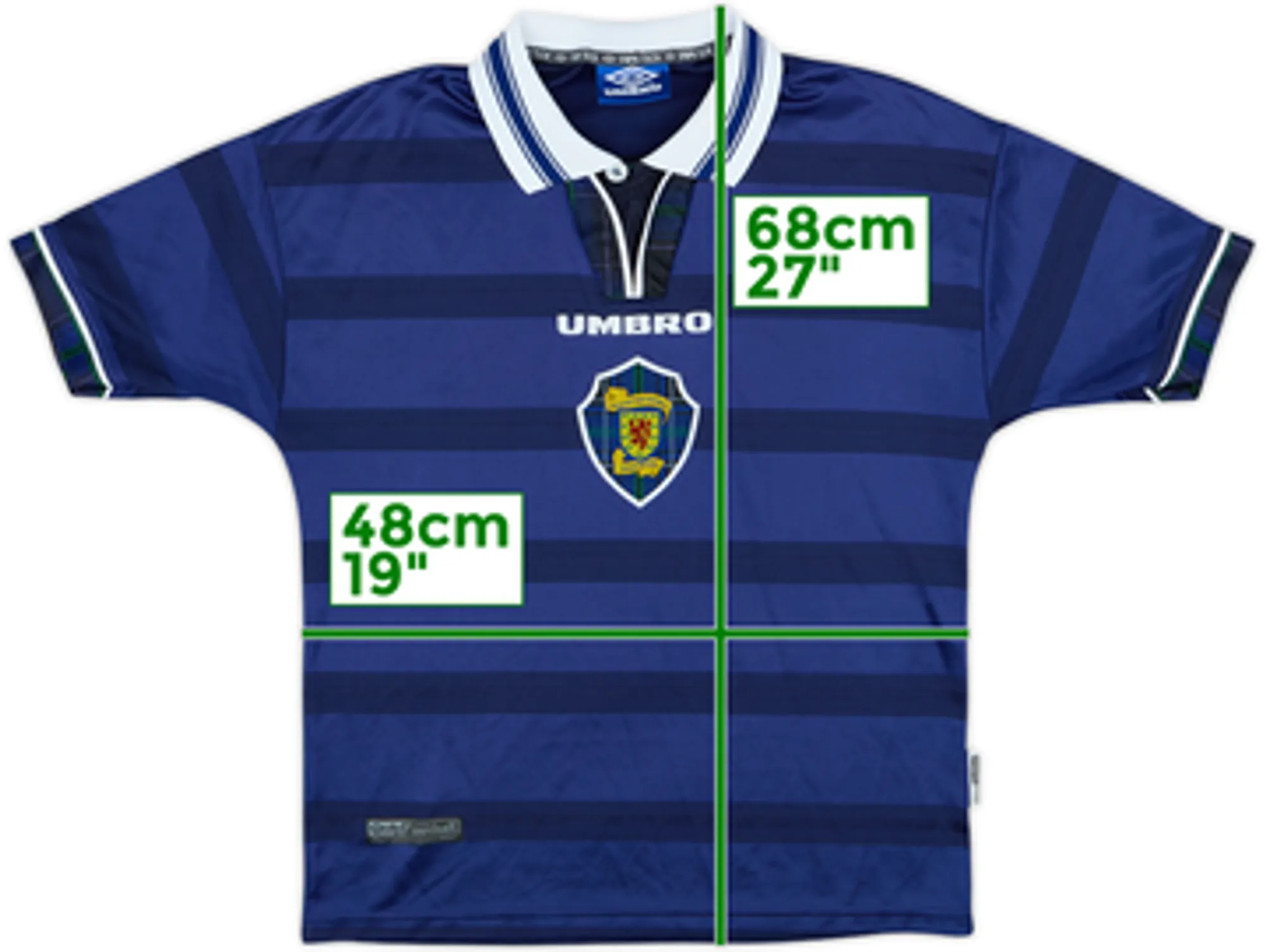 1998-00 Scotland Home Shirt - 9/10 - (Y)