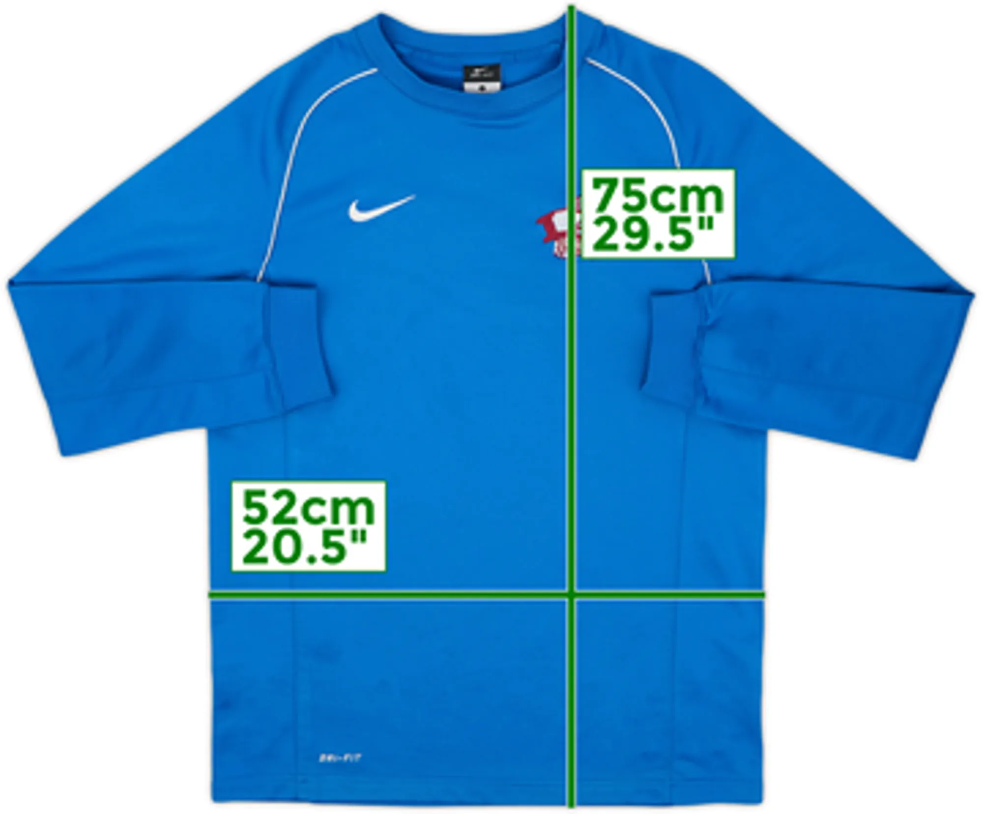 2015-16 Scunthorpe Nike Sweat Top - 7/10 - (L)