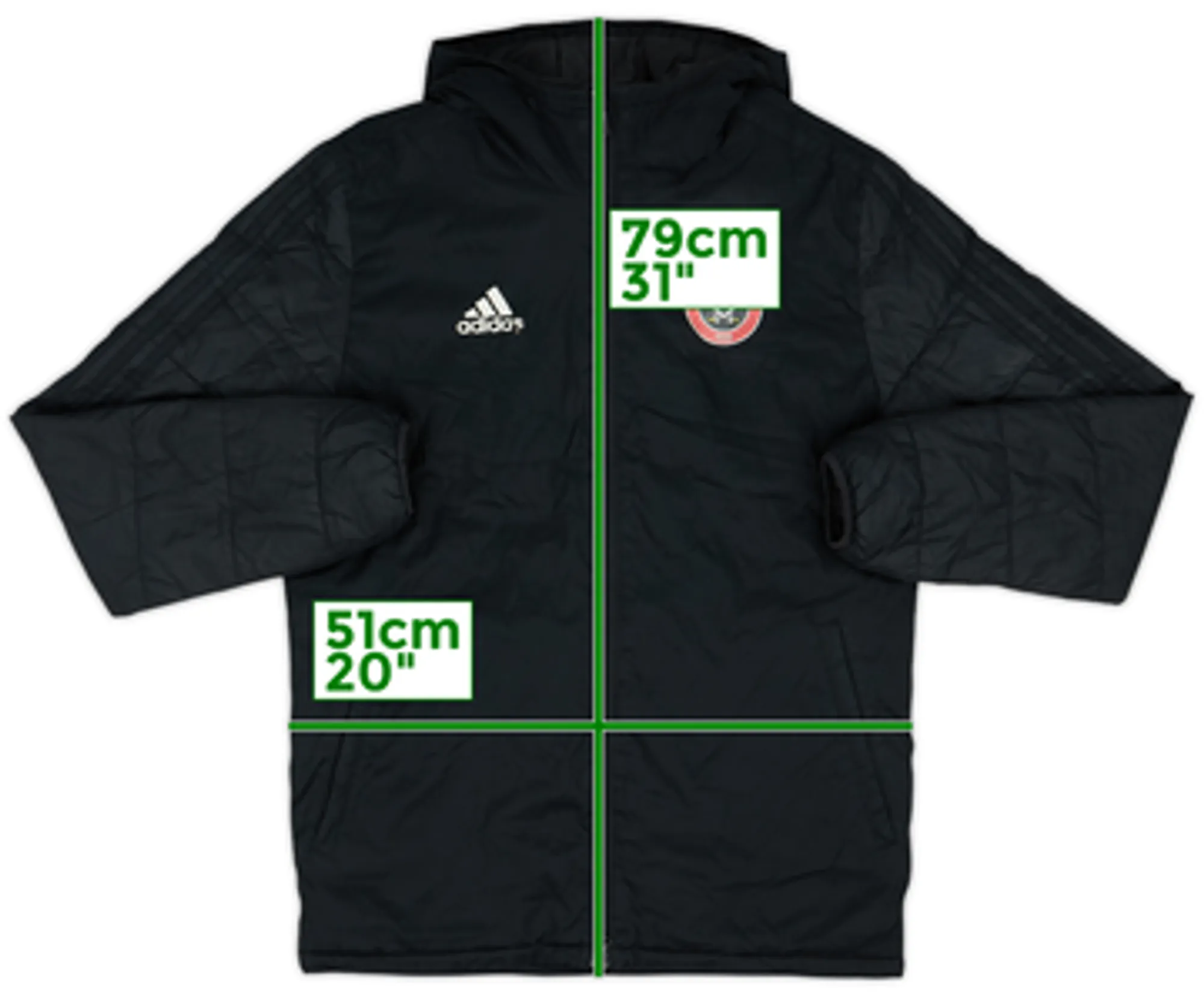 2018-19 Sheffield United adidas Hooded Padded Bench Coat - 5/10 - (S)