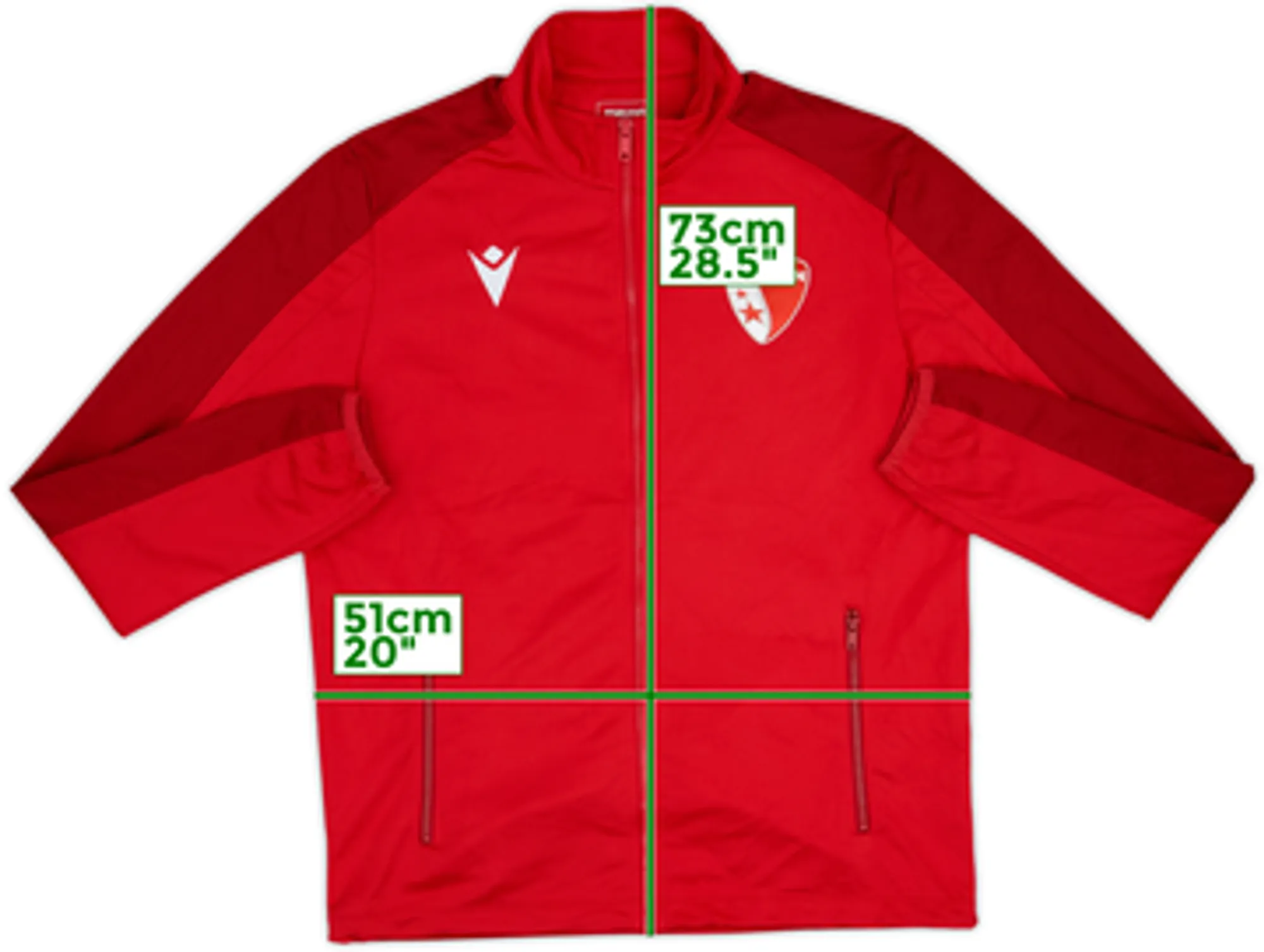 2021-22 Sion Macron Track Jacket - 8/10 - (M)