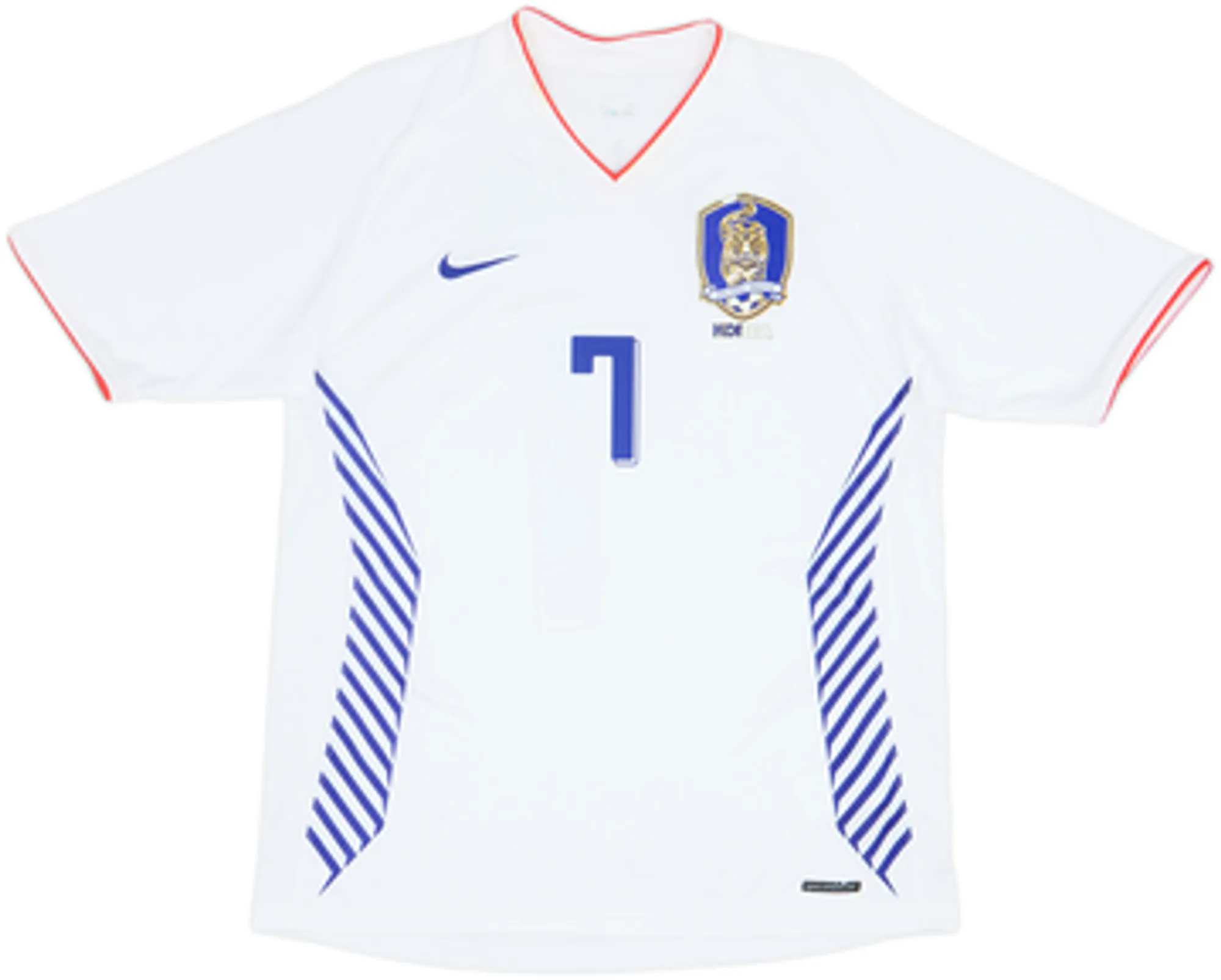 2006-08 South Korea Away Shirt Ji Sung #7 - 5/10 - (M)