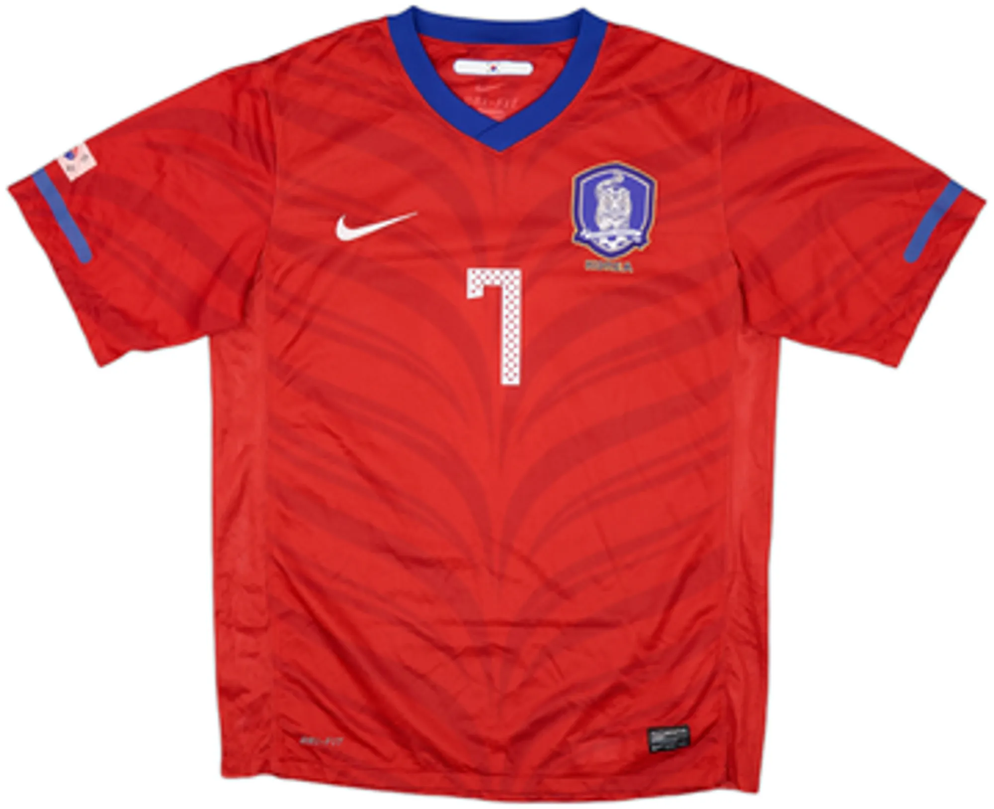 2010-12 South Korea Home Shirt Jisung #7 - 8/10 - (M)