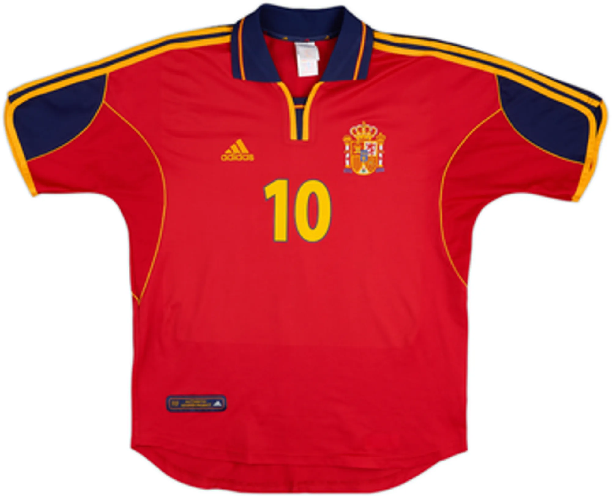 1999-02 Spain Home Shirt Raul #10 - 6/10 - (M)