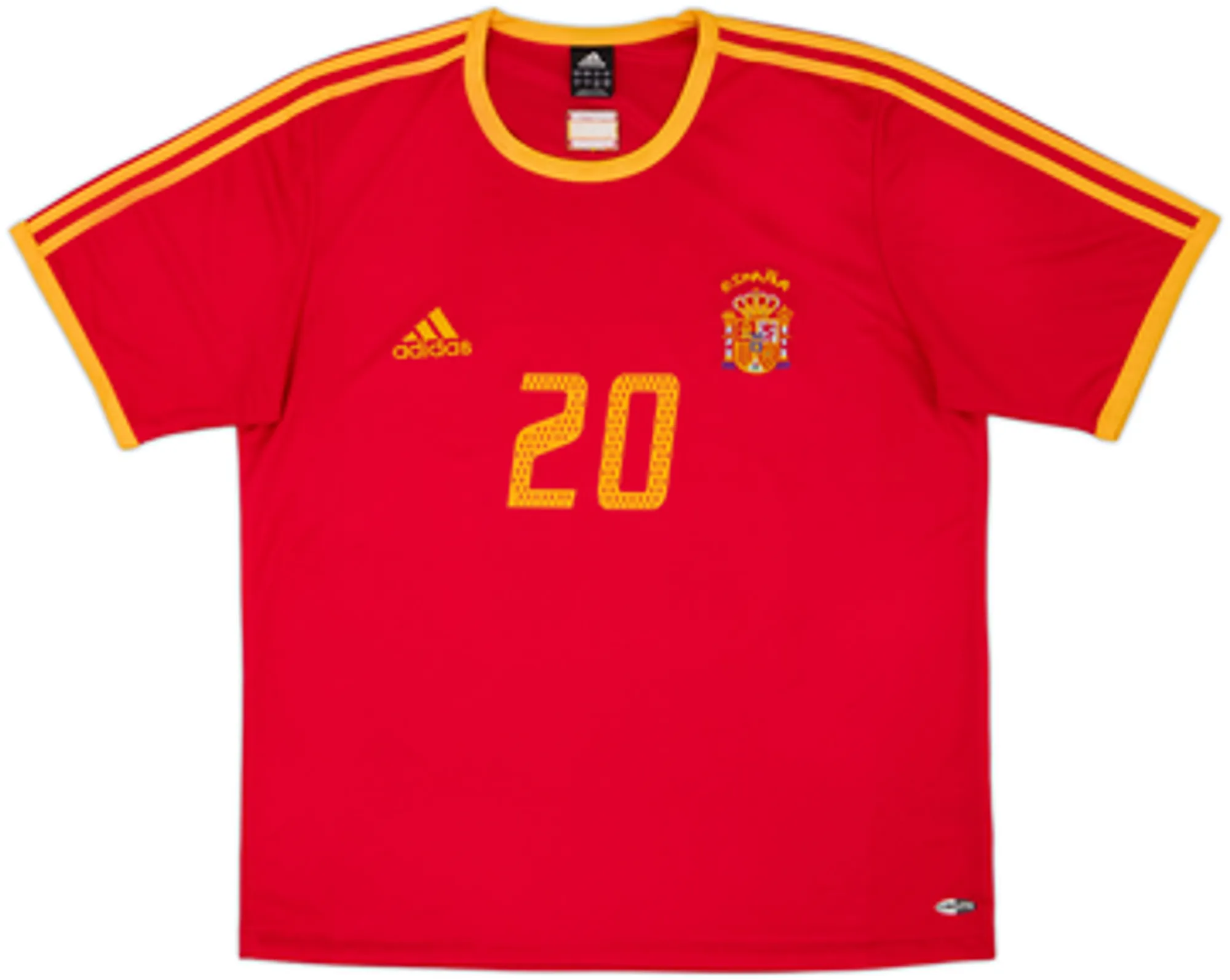 2004-06 Spain Basic Home Shirt Xavi #20EM