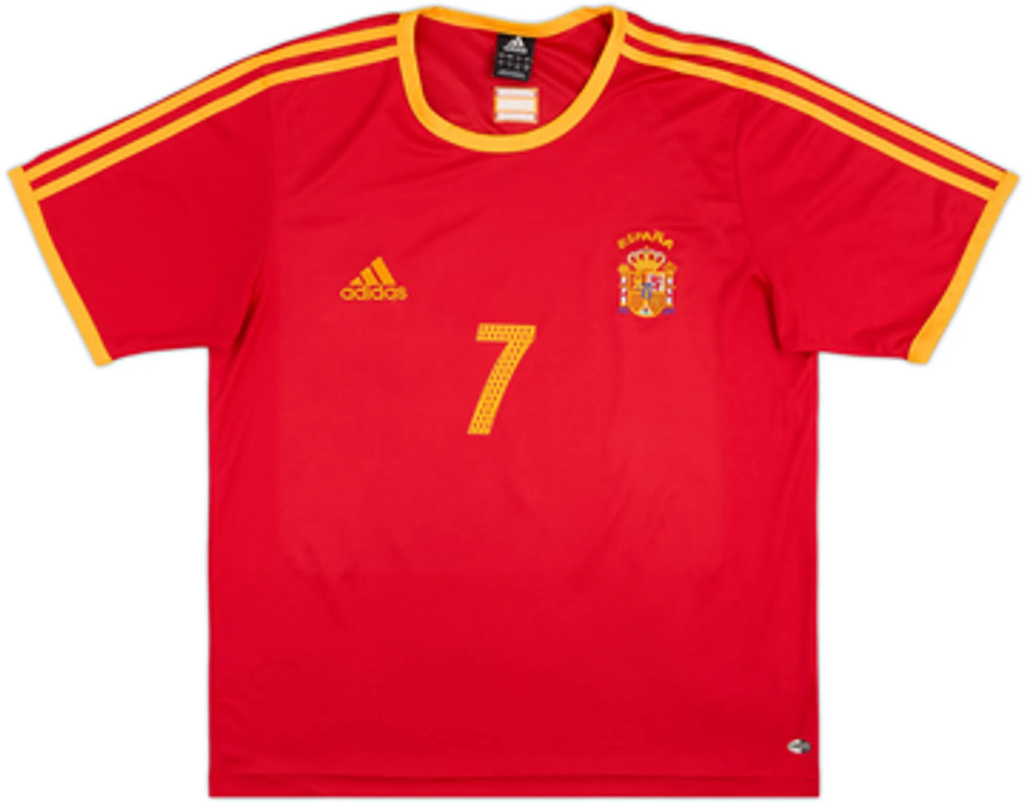 2004-06 Spain Basic Home Shirt Raul #7EL