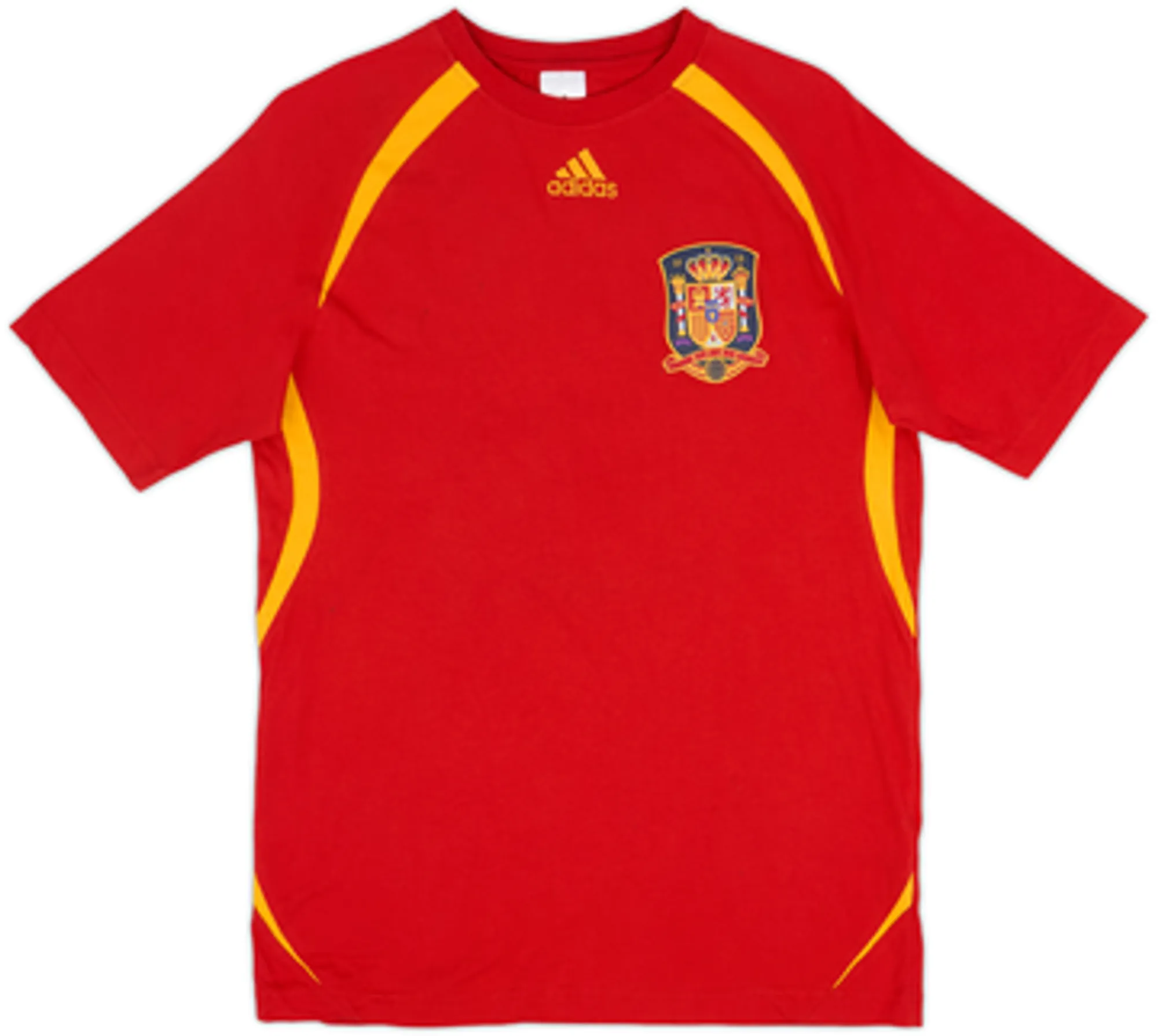 2007-09 Spain adidas Cotton Tee David Villa #7 - 8/10 - (S)