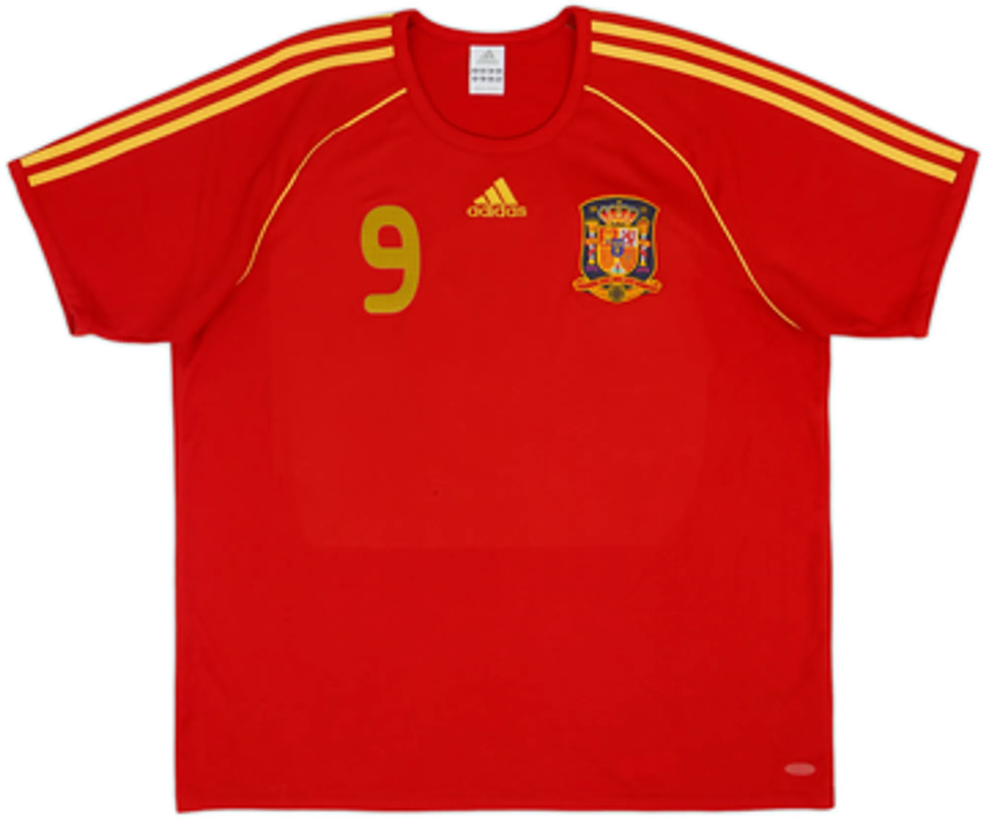 2008-09 Spain Basic Home Shirt Torres #9 - 5/10 - (XL)