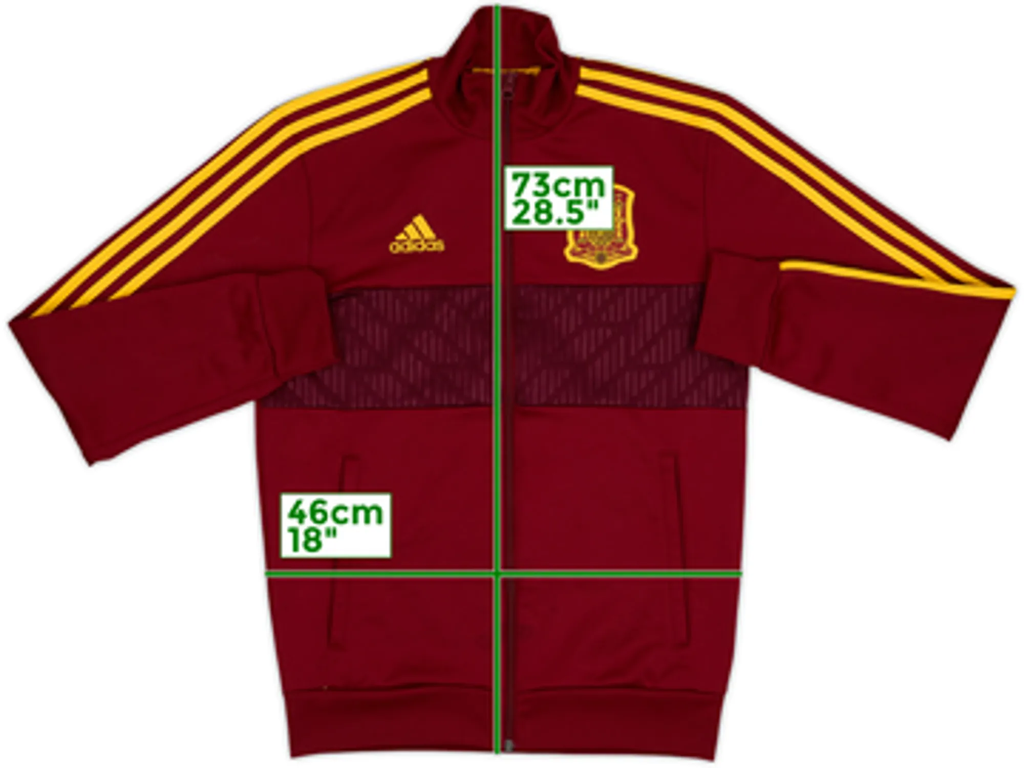 2017 Spain adidas Track Jacket - 9/10 - (S)