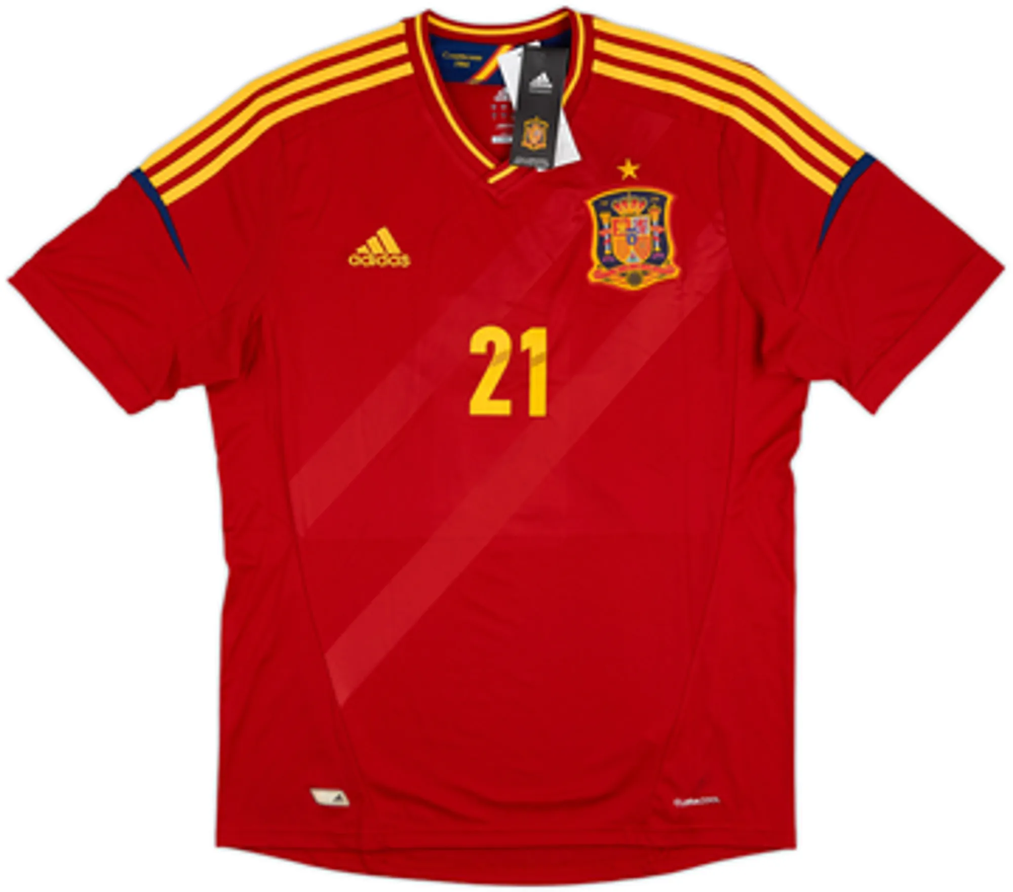 2011-12 Spain Home Shirt Silva #21 (L)