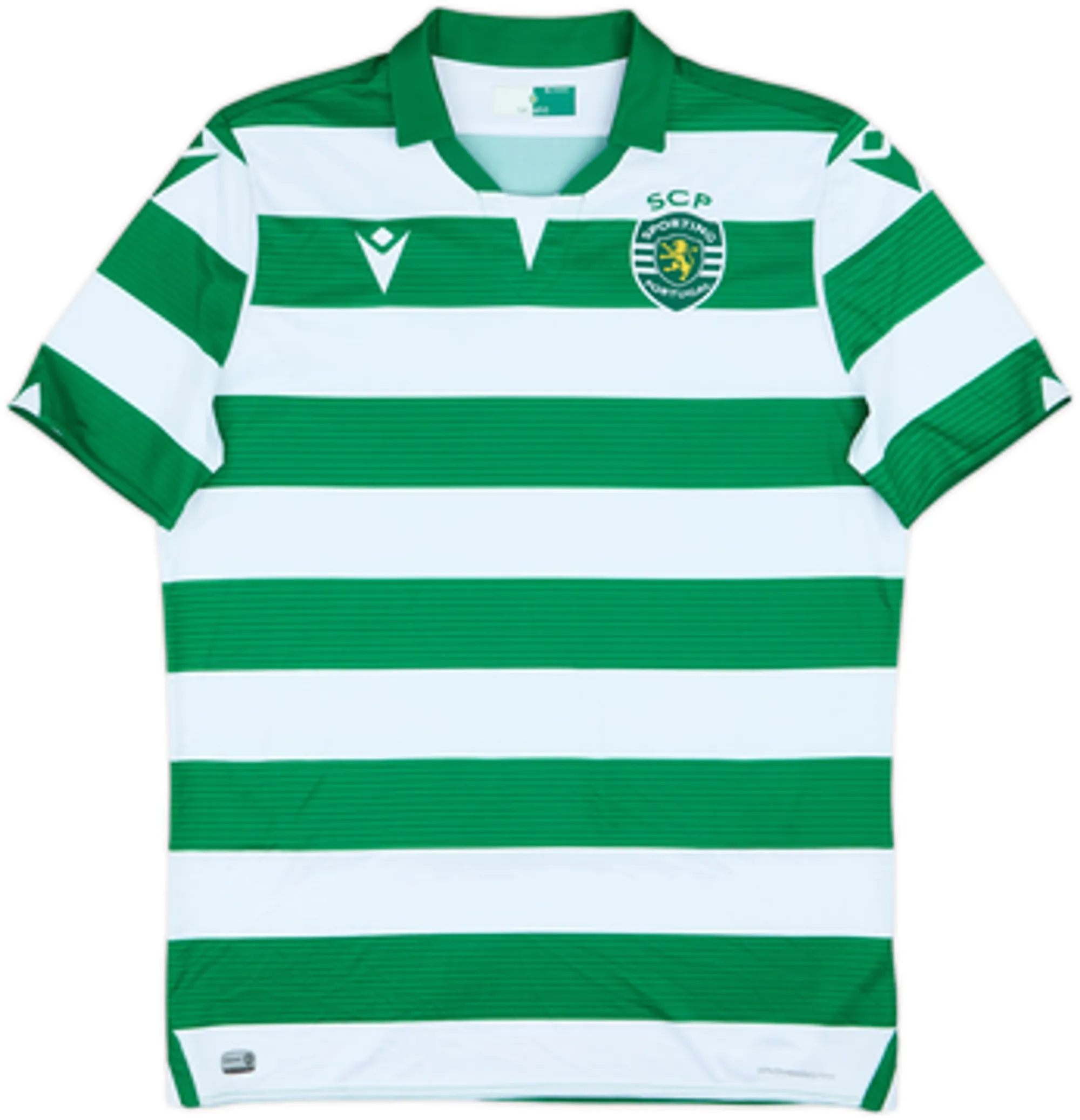 2019-20 Sporting CP Home Shirt B.Fernandes #8 - 9/10 - (XL)