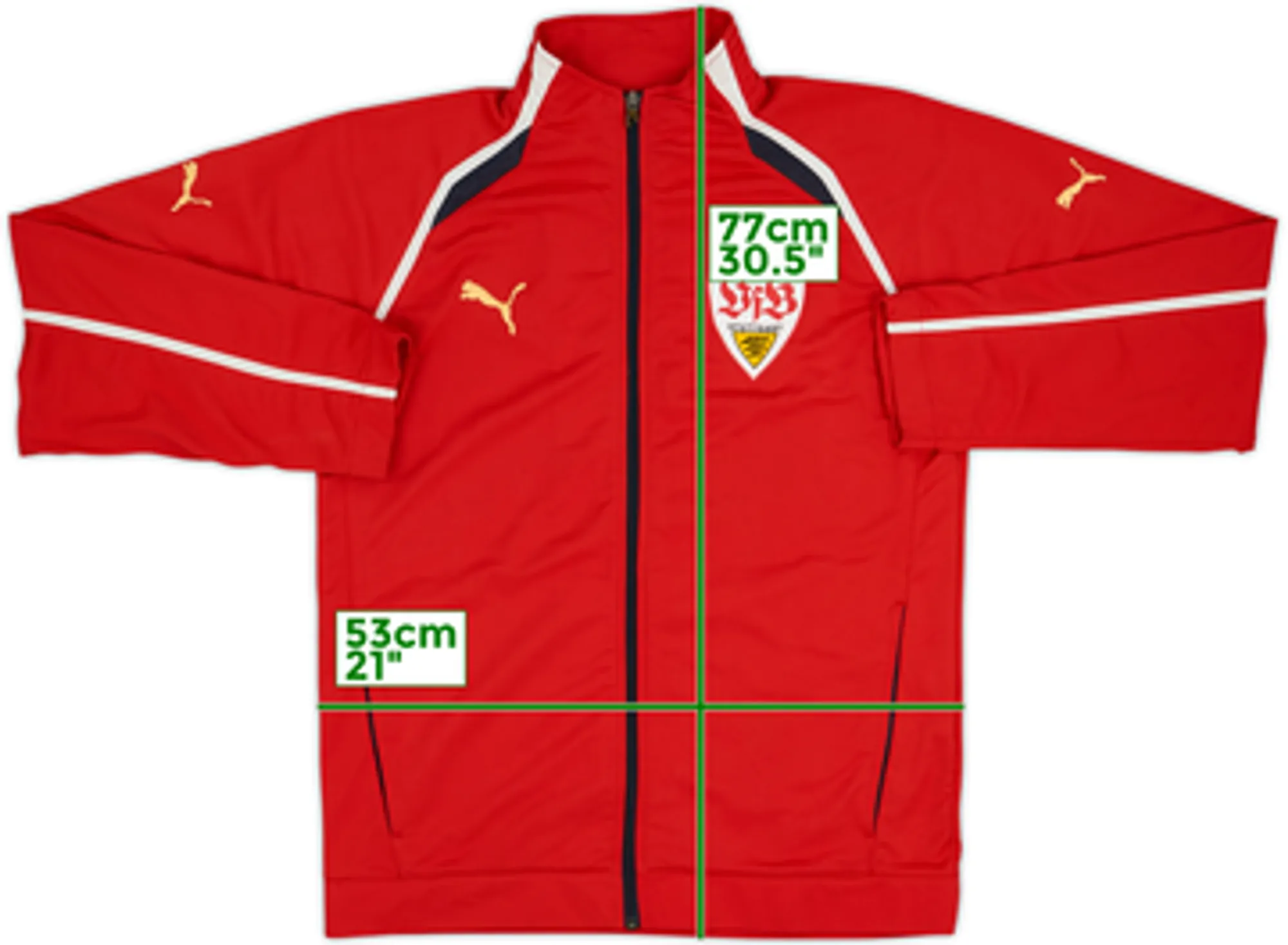 2005-06 Stuttgart Puma Track Jacket - 7/10 - (S)