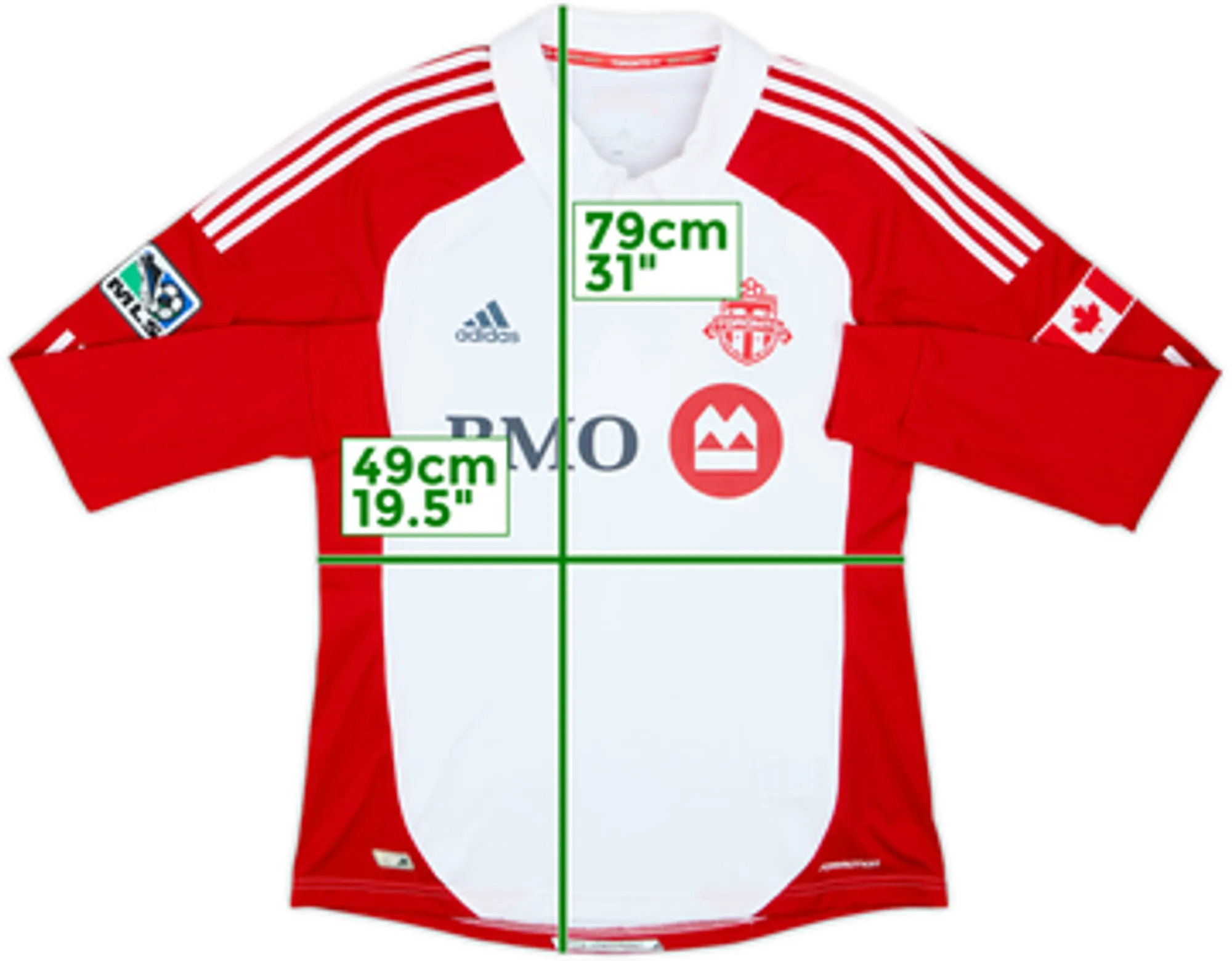 2012-14 Toronto FC Authentic Away L/S Shirt - 10/10 - (L)