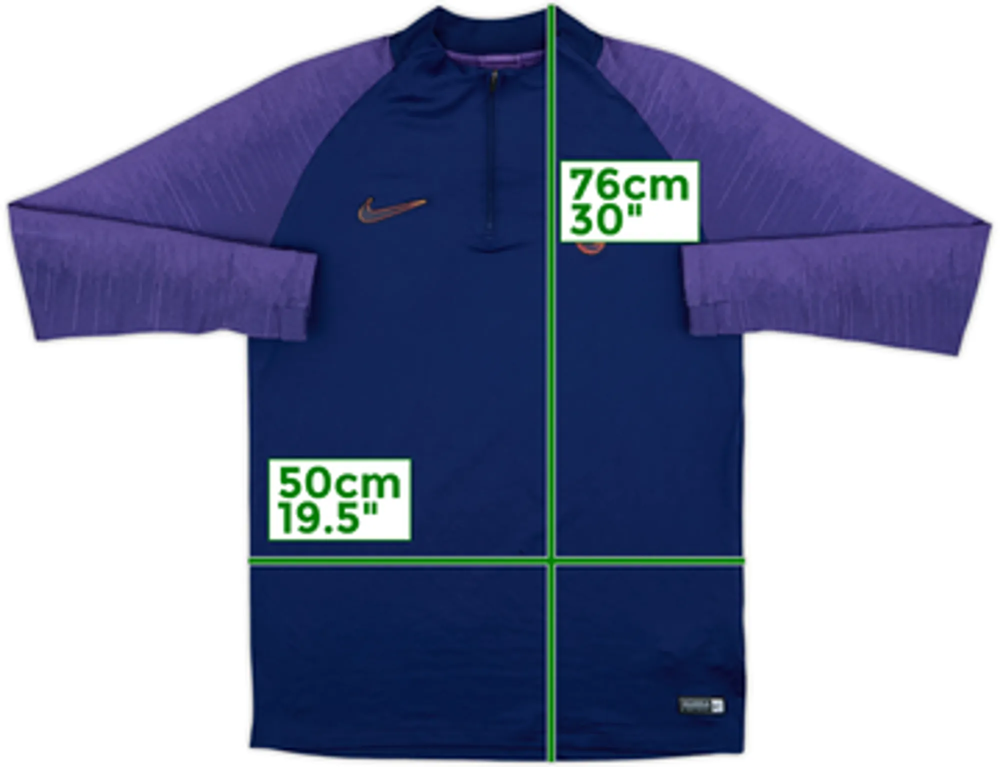 2019-20 Tottenham Nike 1/4 Zip Training Top - 7/10 - (M)