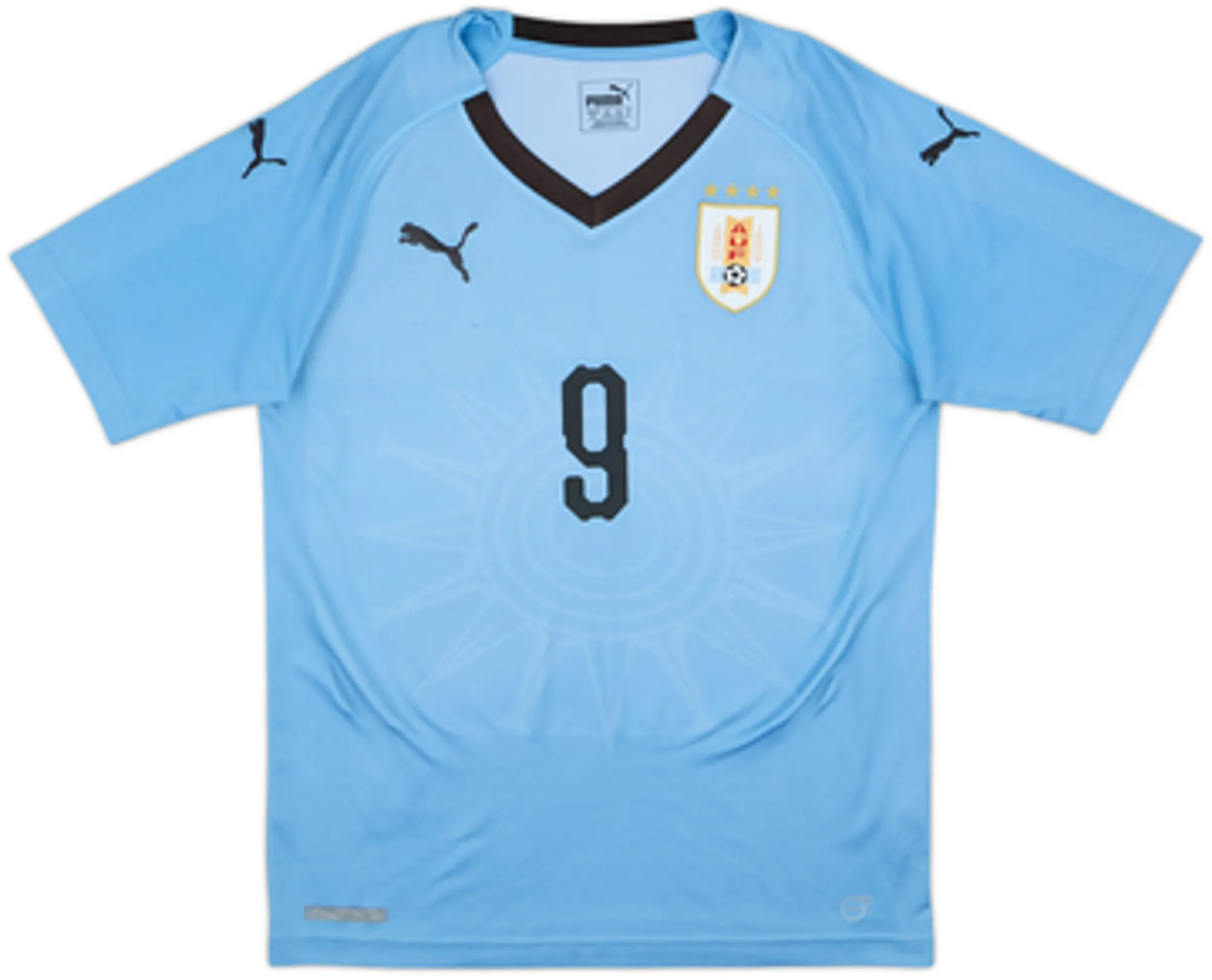 2018-19 Uruguay Home Shirt Suarez #9 - 5/10 - (S)