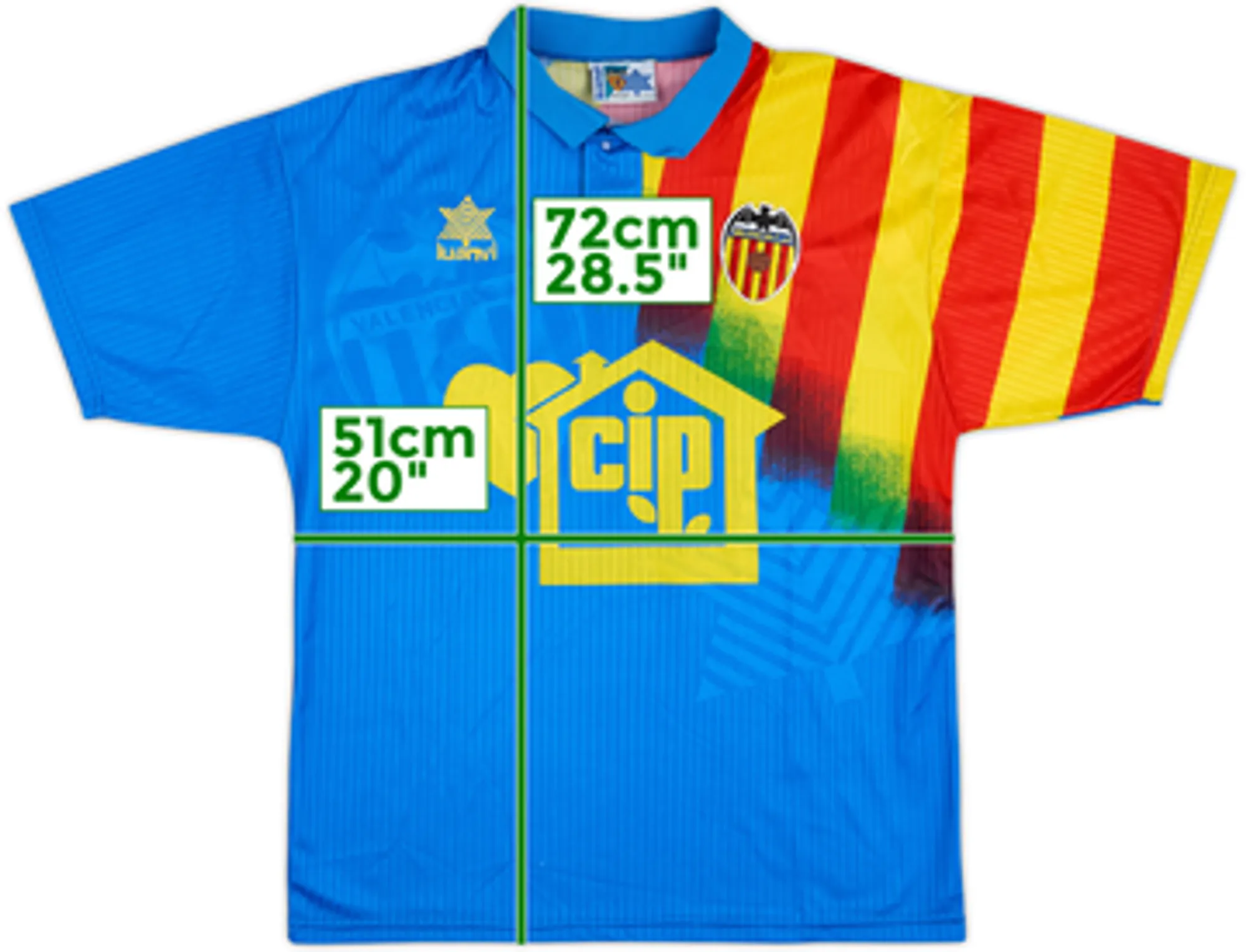 1995-96 Valencia Away Shirt - 9/10 - (S)
