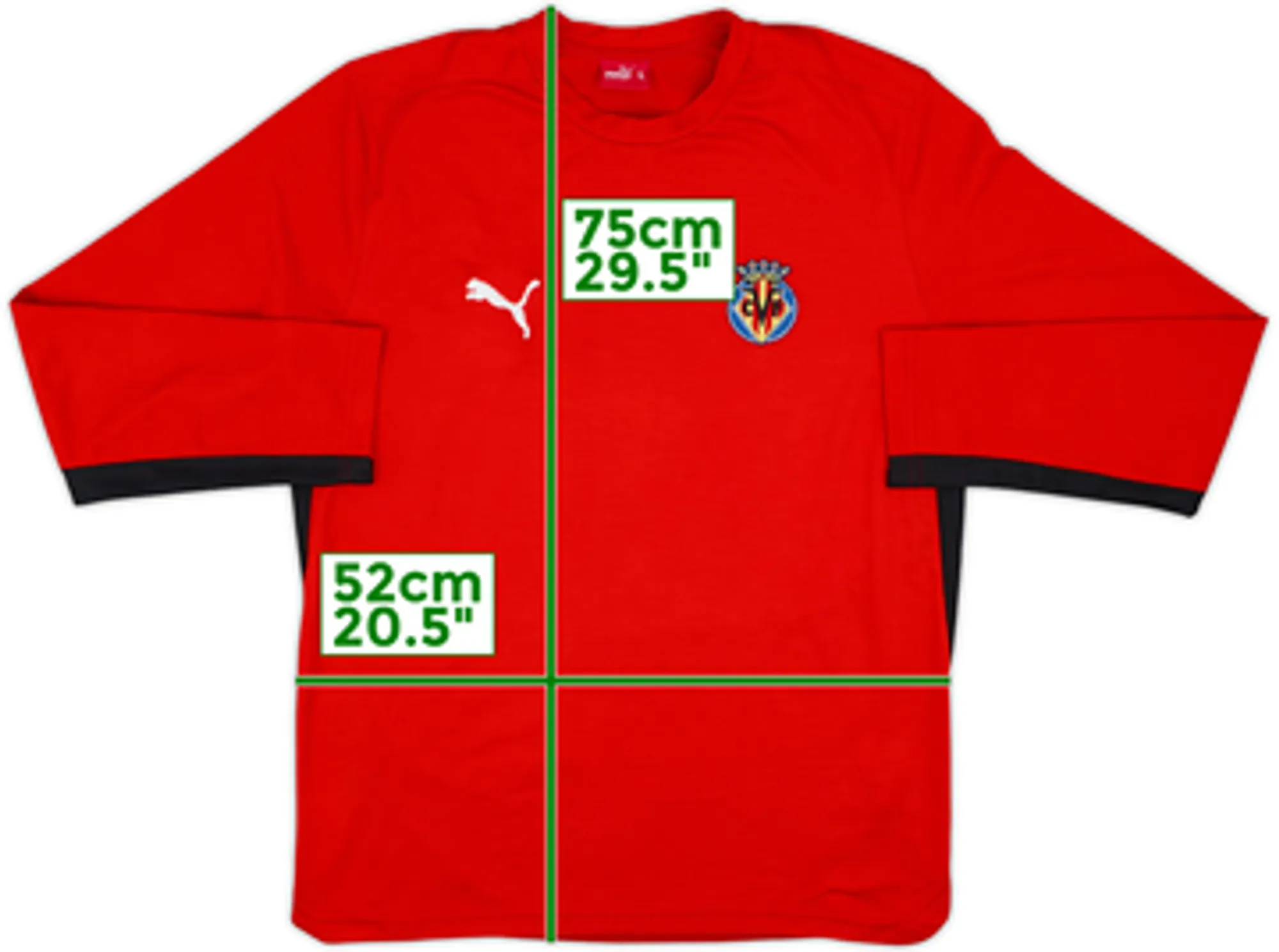 2009-10 Villarreal Puma Sweat Top - 8/10 - (L)