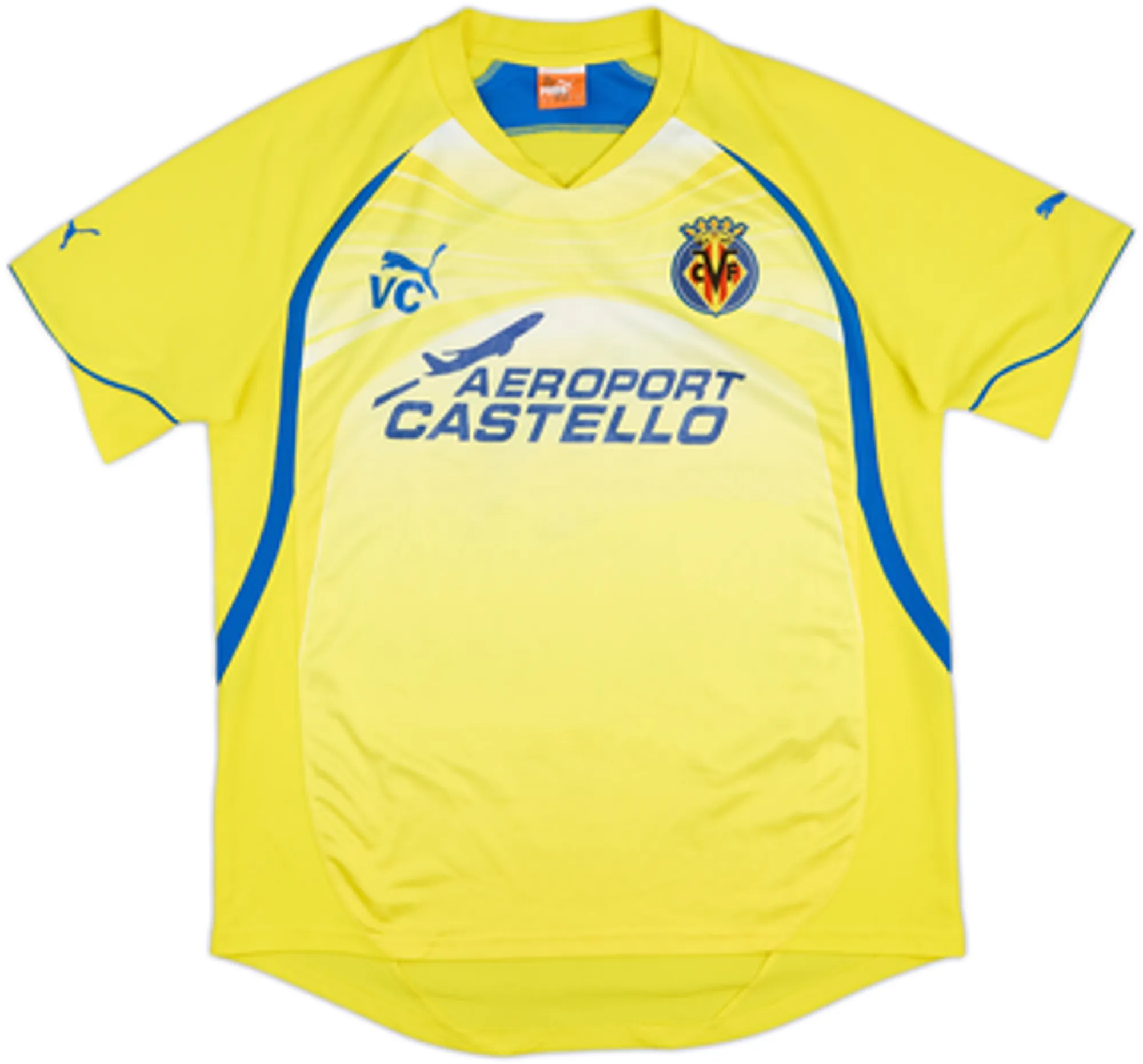 2010-11 Villarreal Puma Staff Issue Training Shirt VC - 5/10 - (L)