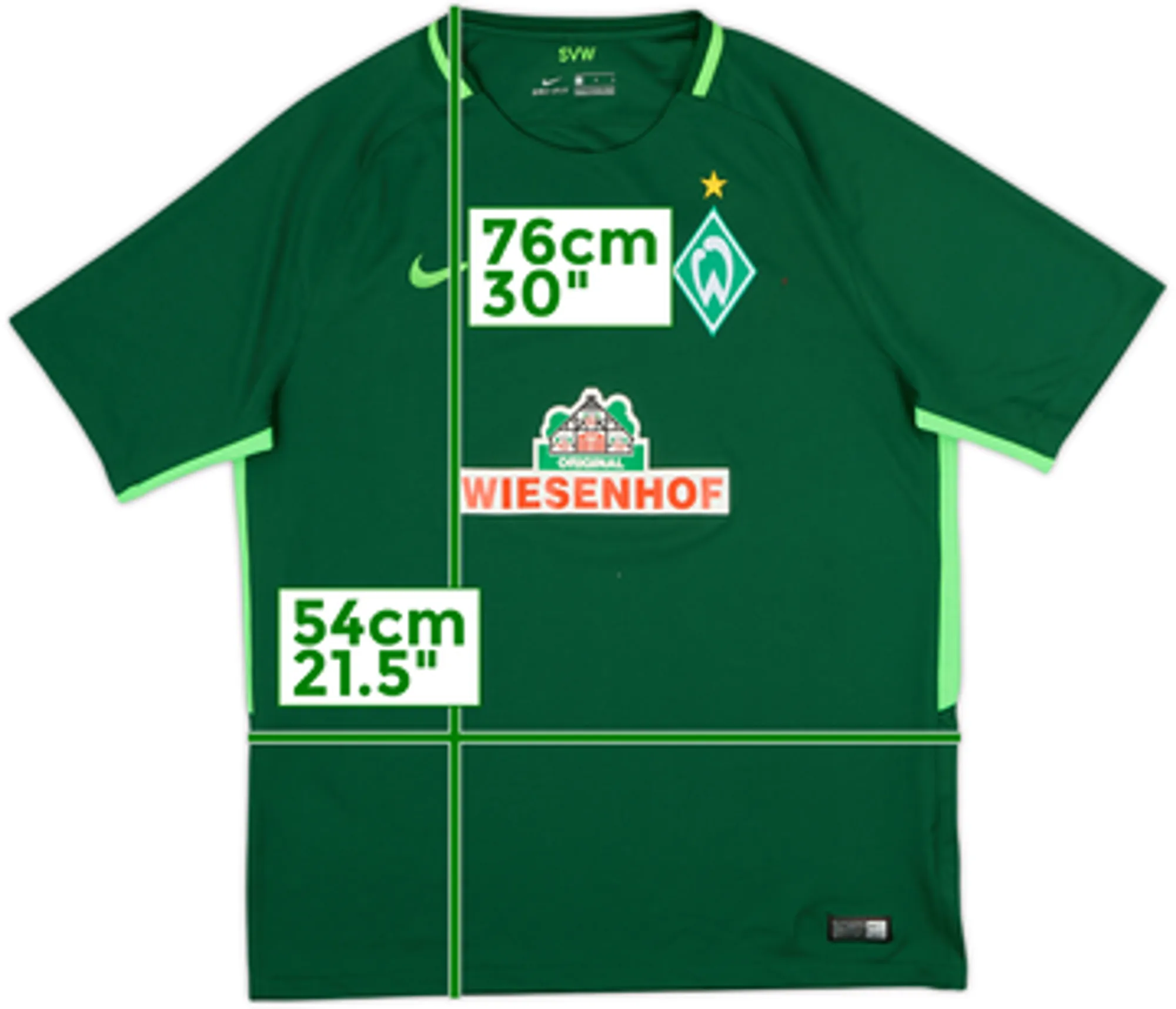 2017-18 Werder Bremen Home Shirt - 8/10 - (L)