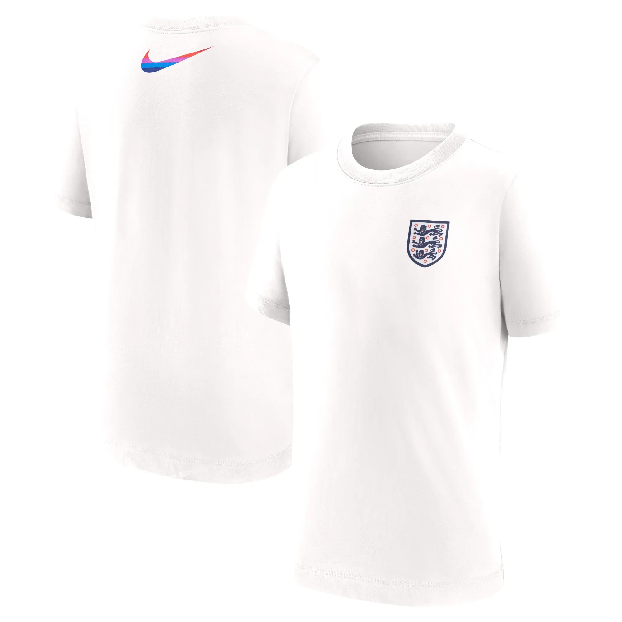 England Nike Crest T-Shirt - White - Kids