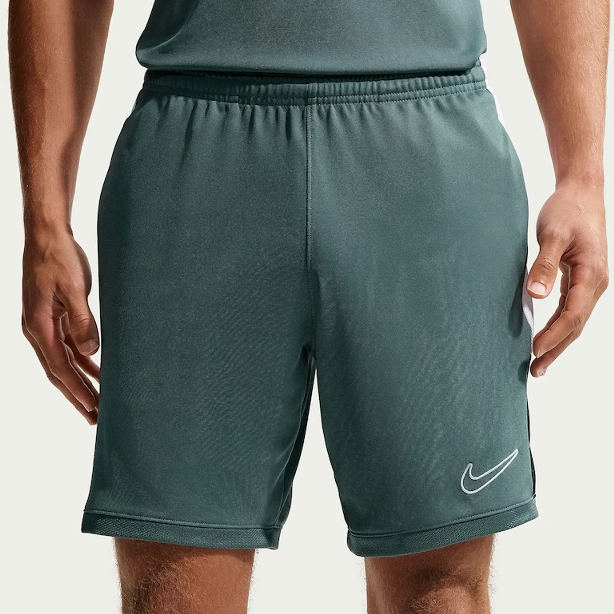 Nike Dri FIT Academy 25 Shorts Mineral Slate White Black White