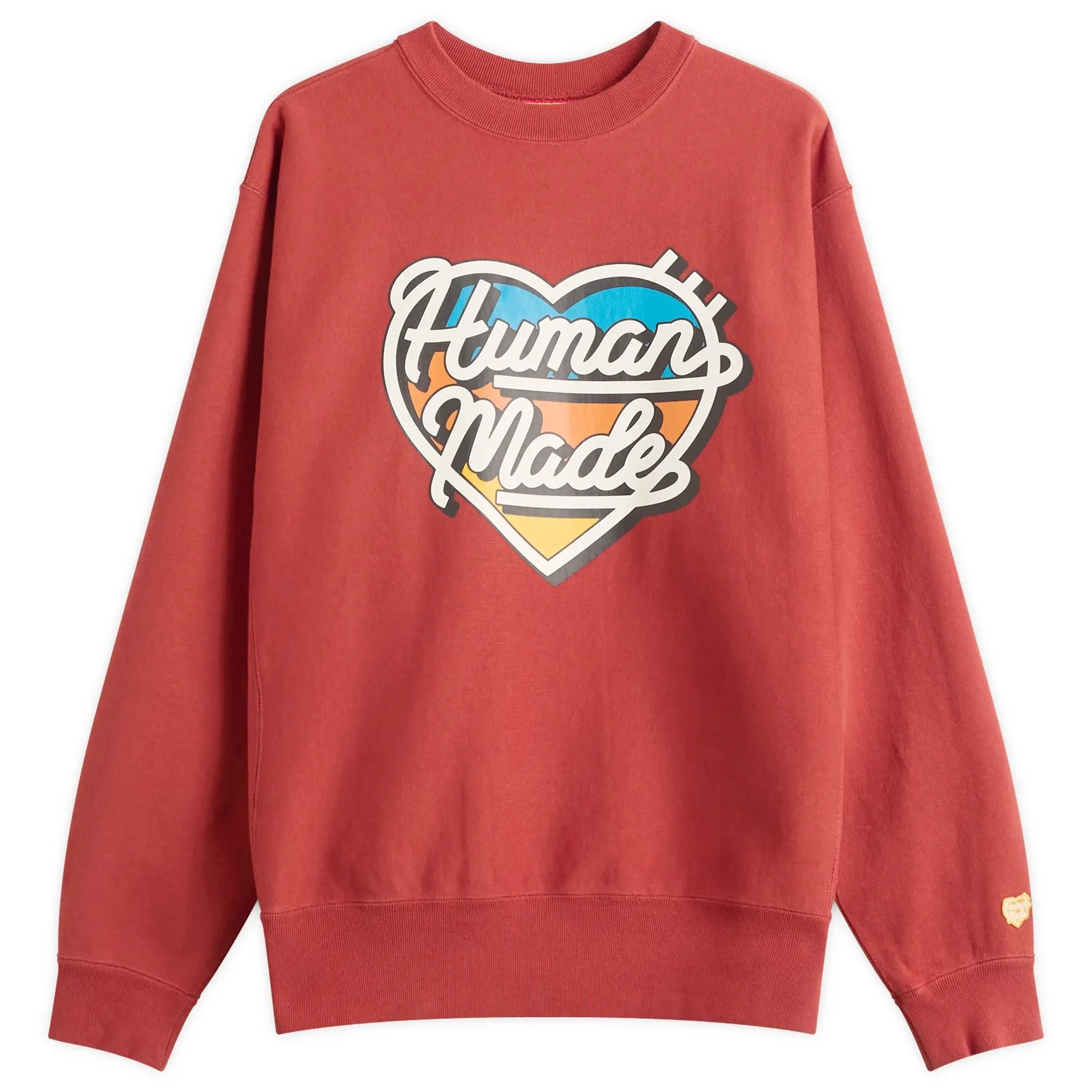 Human Made Men's Heavyweight Heart Logo Sweatshirt Red