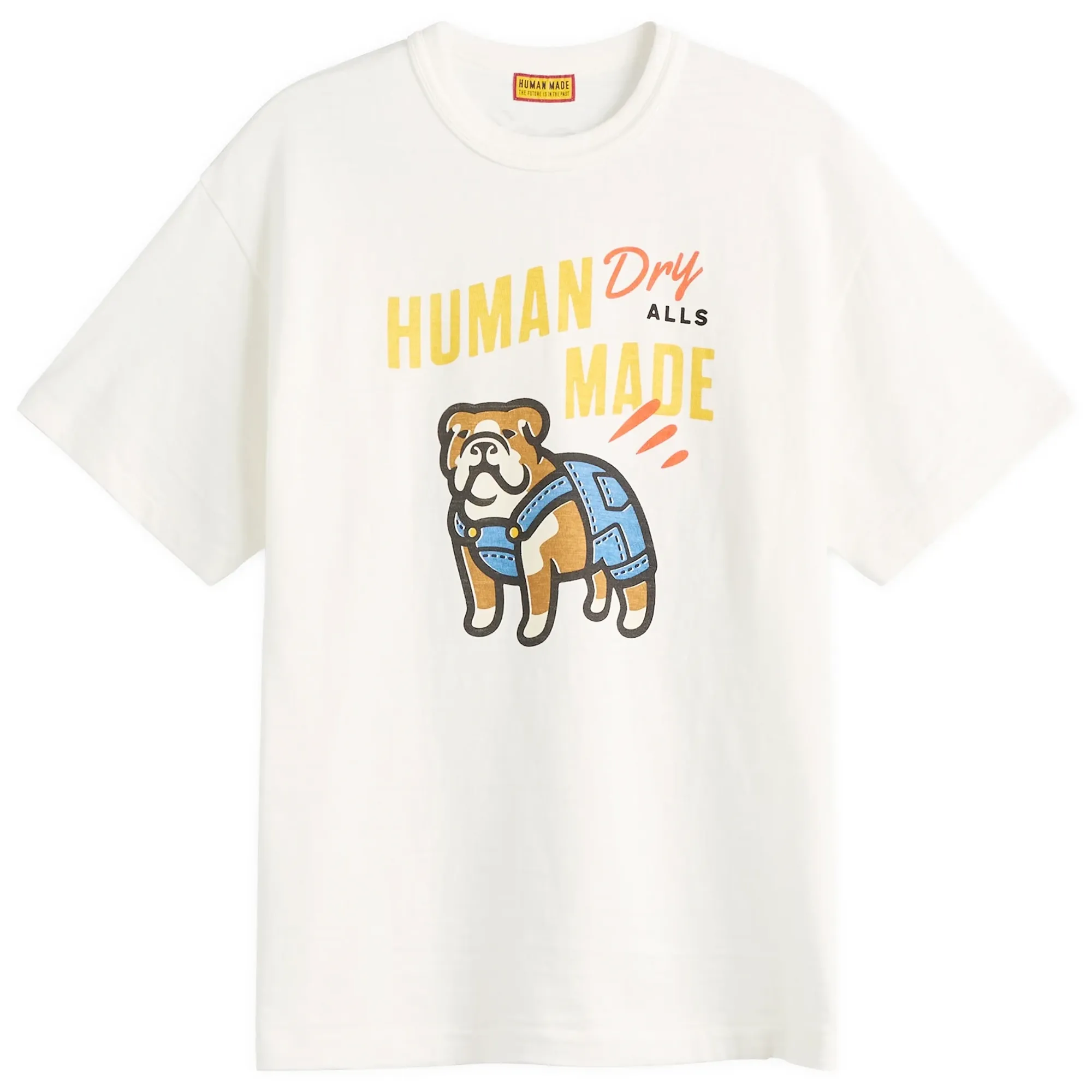 Human Made Men's Dog Overalls T-Shirt White