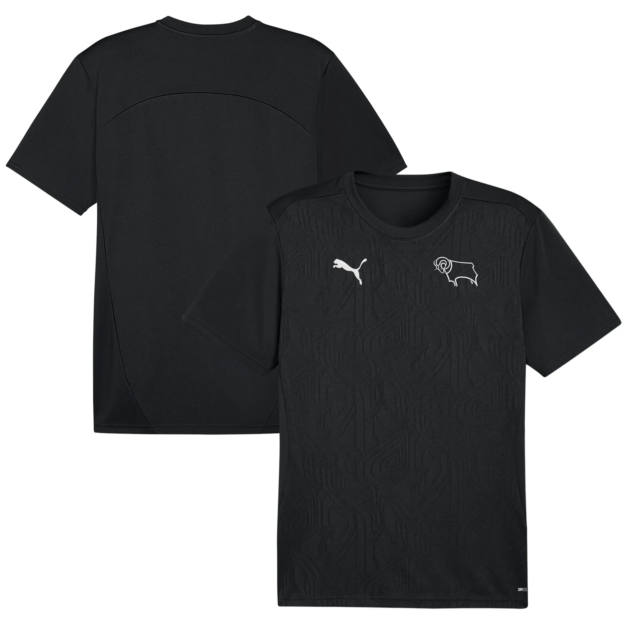 Derby County Puma Training Jersey - Black