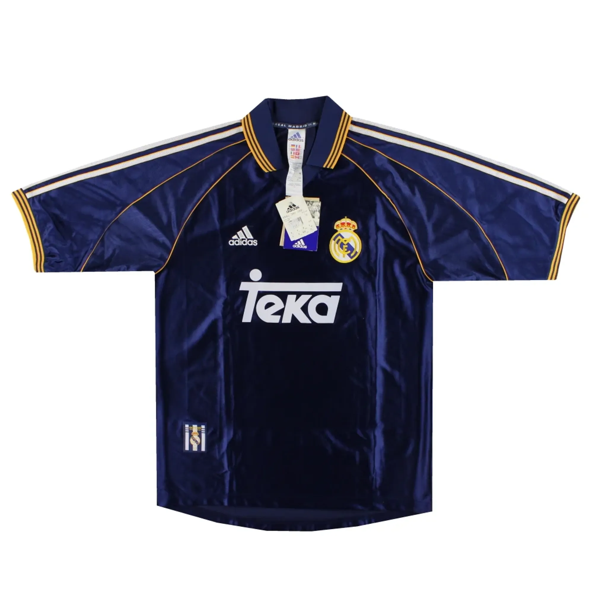 1998-99 Real Madrid adidas Third Shirt *w/tags* M - Real Madrid / Mint 