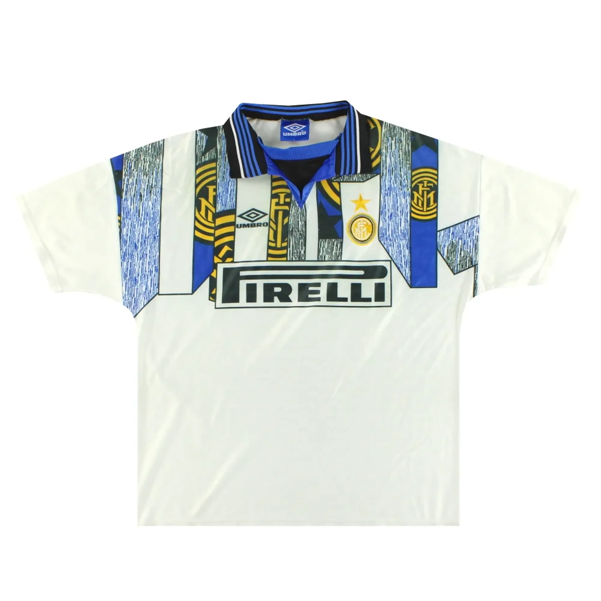 1995-96 Inter Milan Umbro Away Shirt L - Inter Milan / Good 